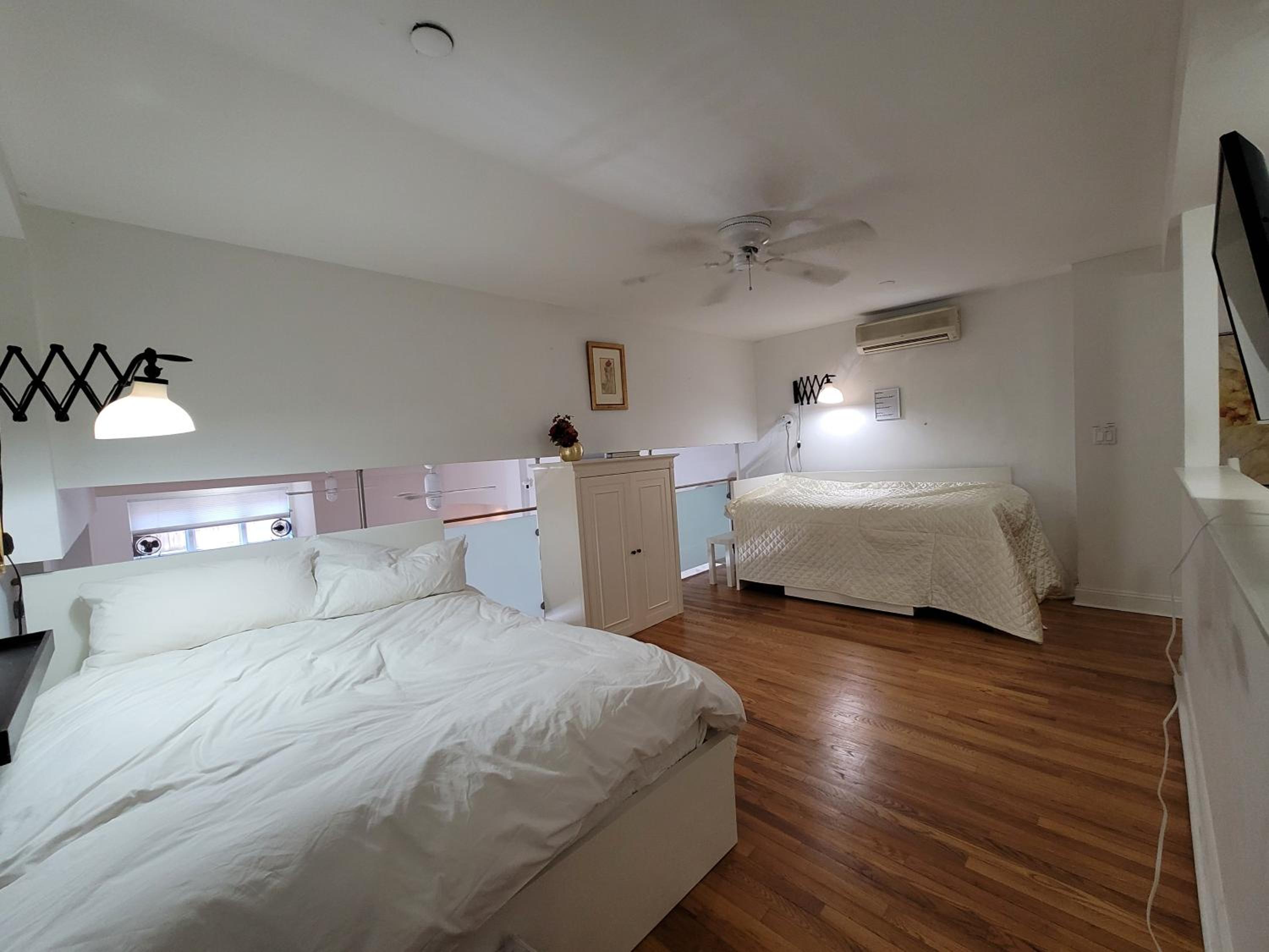 Triplex loft with host present