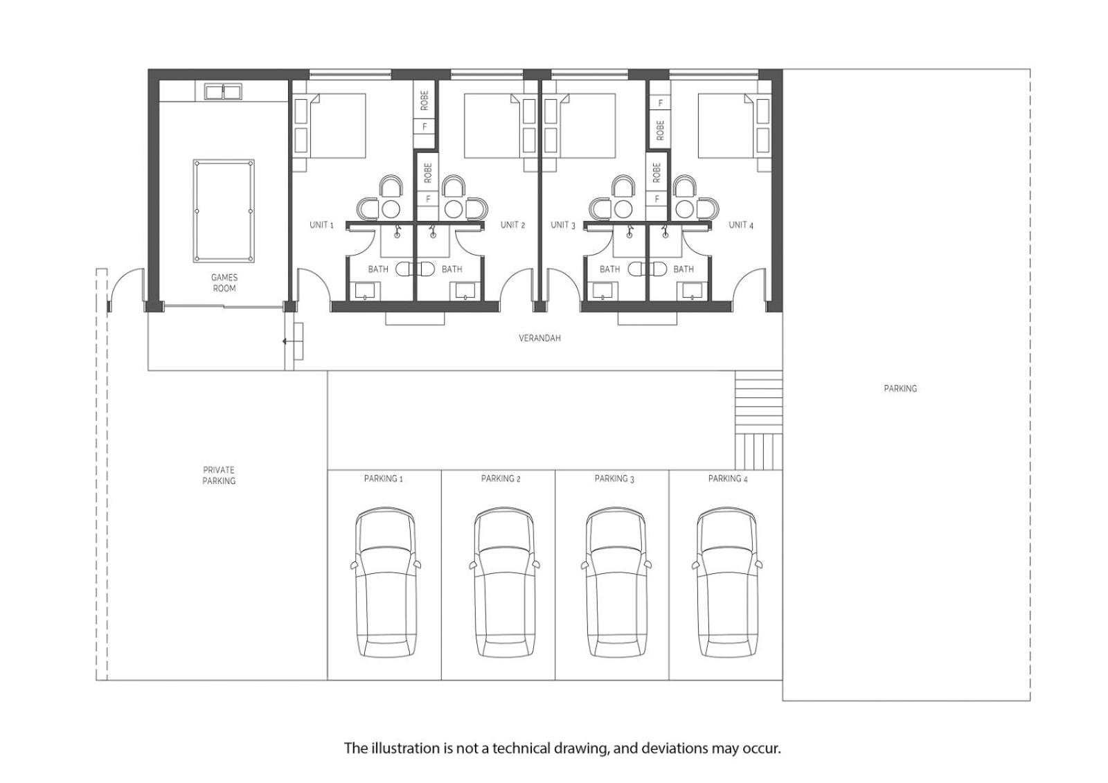 The Lodge - 4 Luxury Central Private Studio Rooms - Free wifi