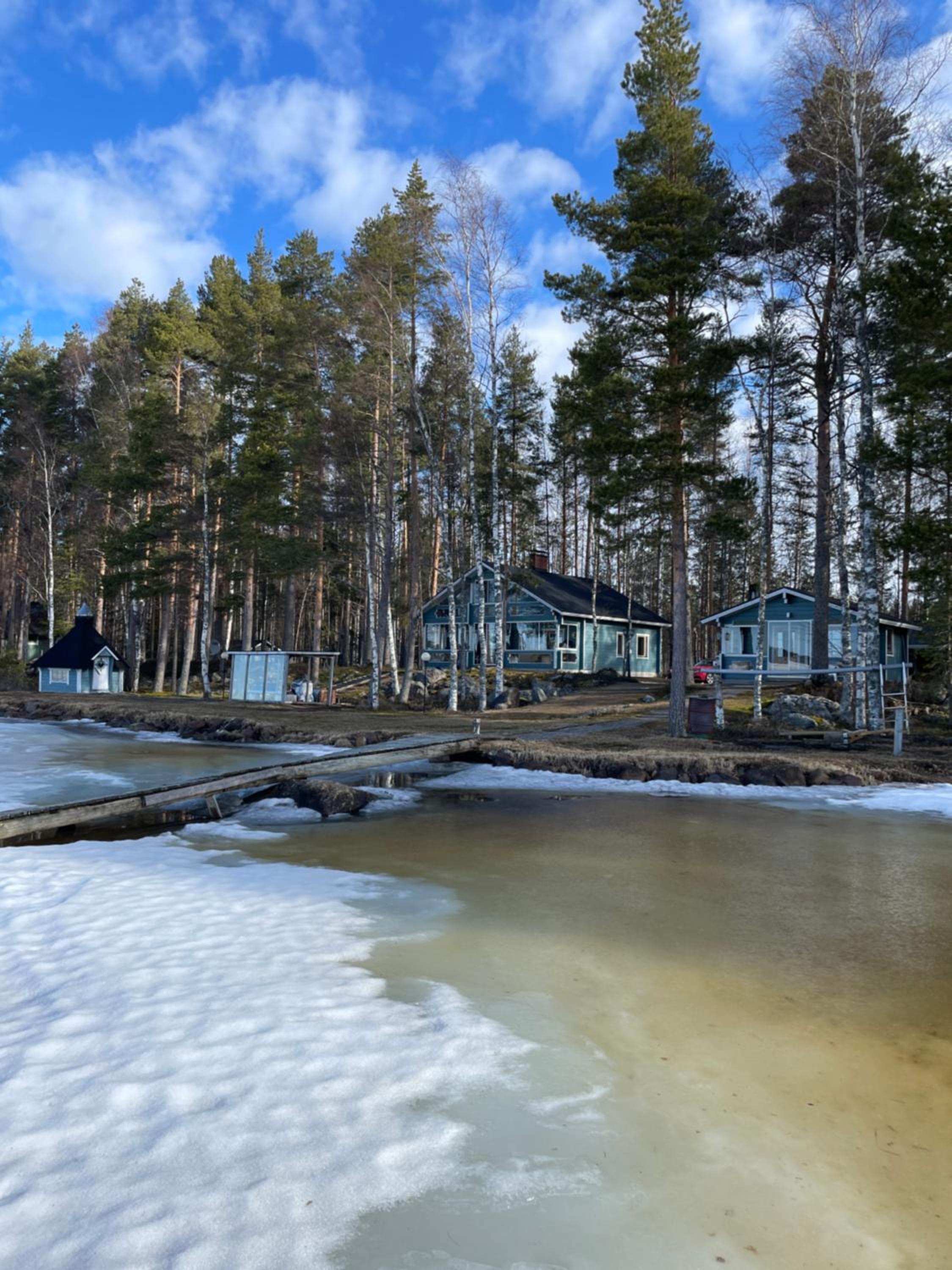 Huvila Pahkaranta Lestijärven rannalla