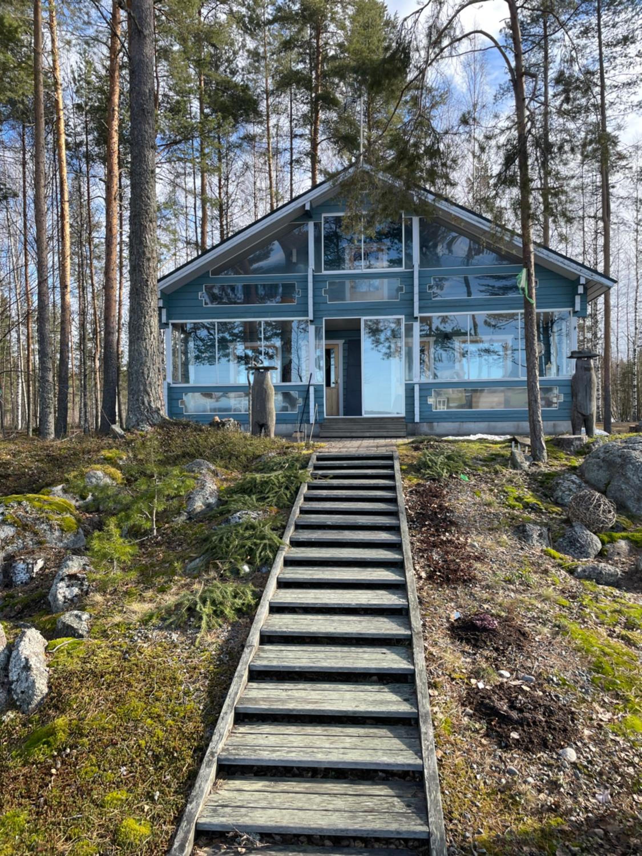 Huvila Pahkaranta Lestijärven rannalla