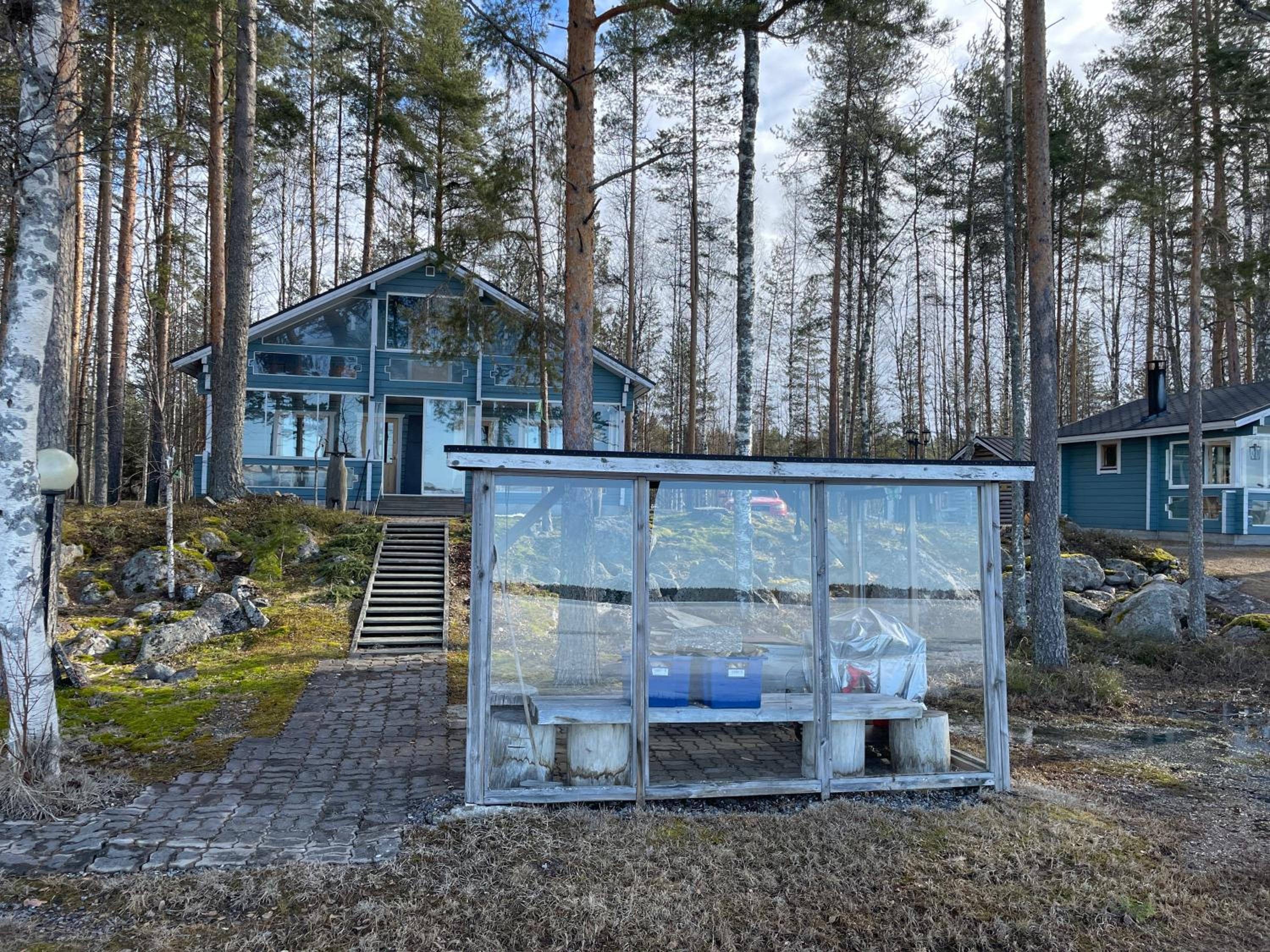 Huvila Pahkaranta Lestijärven rannalla