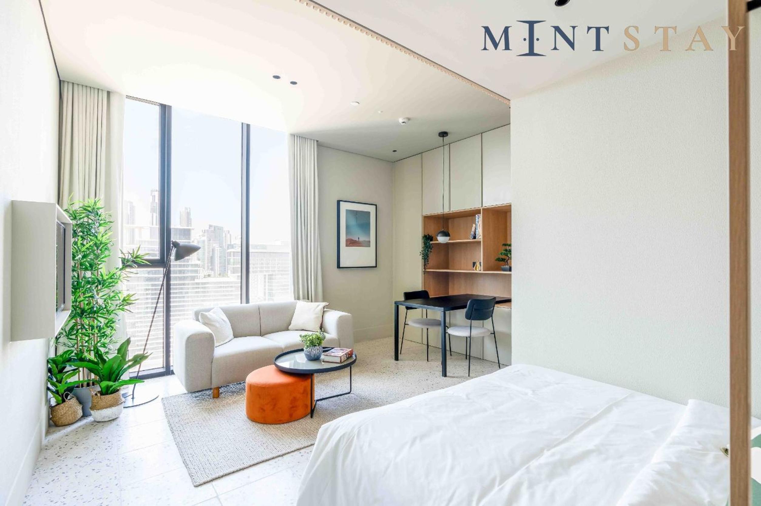 Upside Living, Burj Khalifa View, Business Bay - Mint Stay