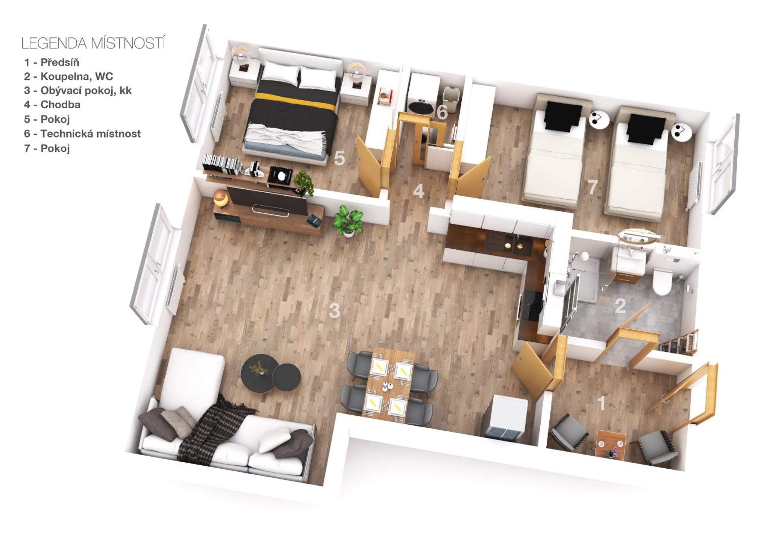 Apartmány Hodonín