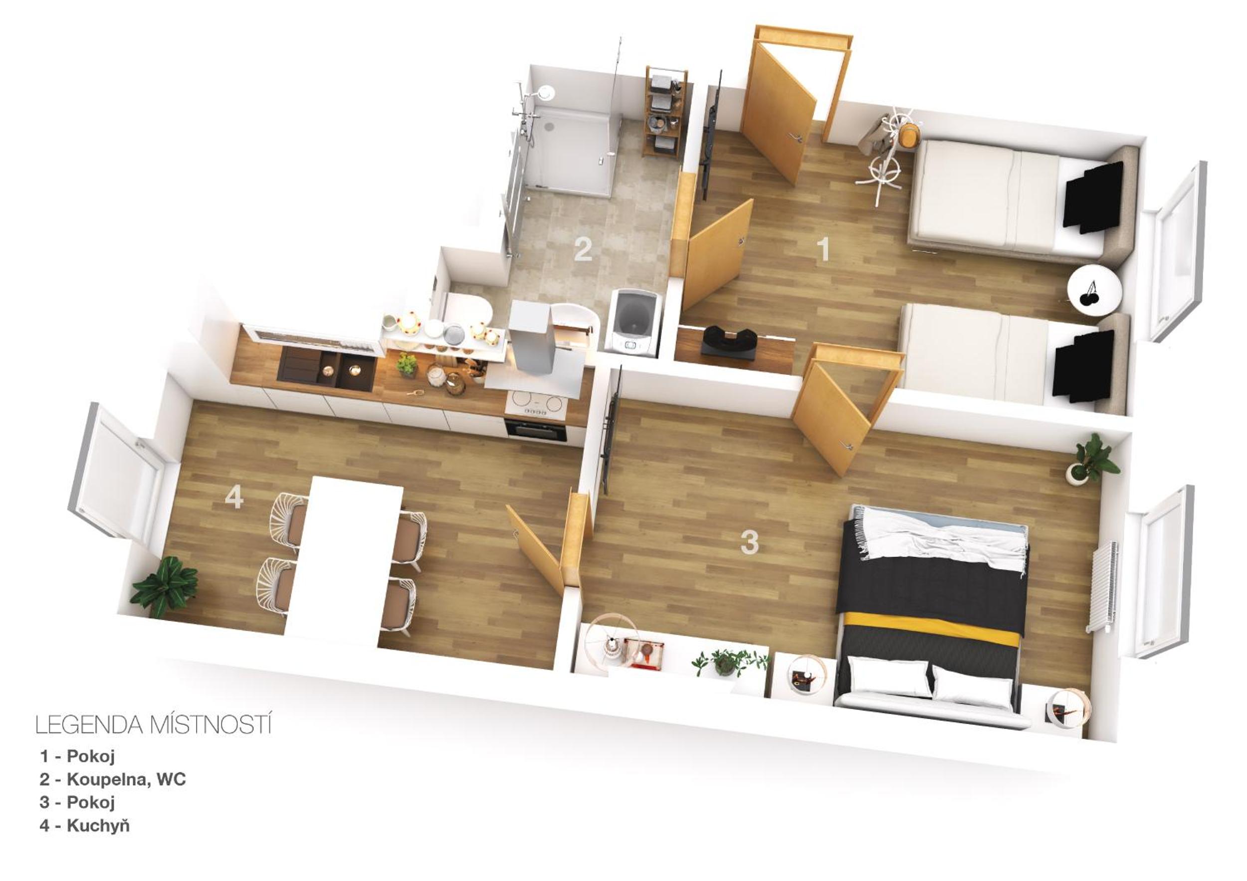 Apartmány Mikulčice