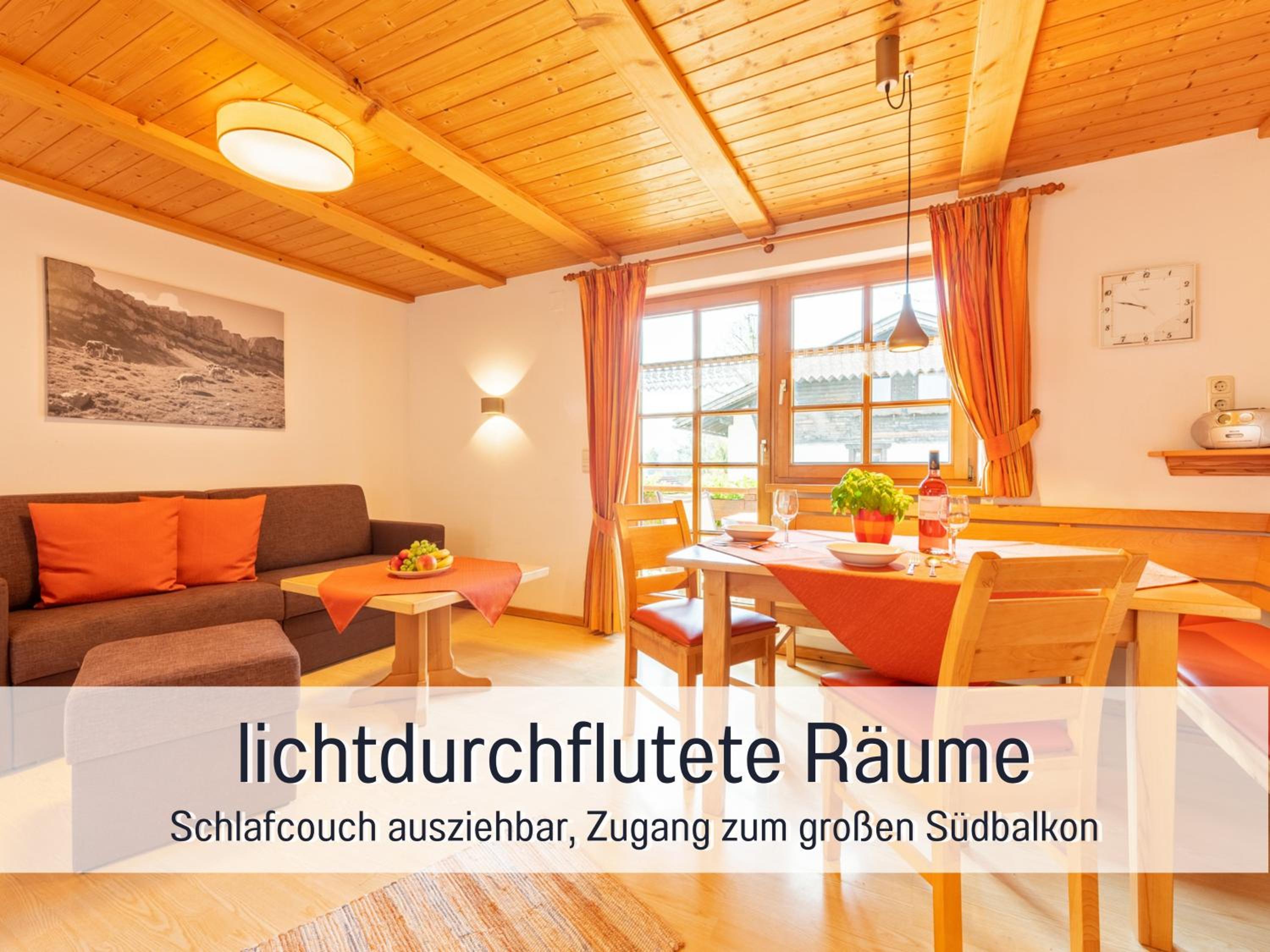 Biohof Burger, 3 sonnige Fewo, alle mit Balkon, Spielzimmer, Grillhütte, 7 km vor Oberstdorf