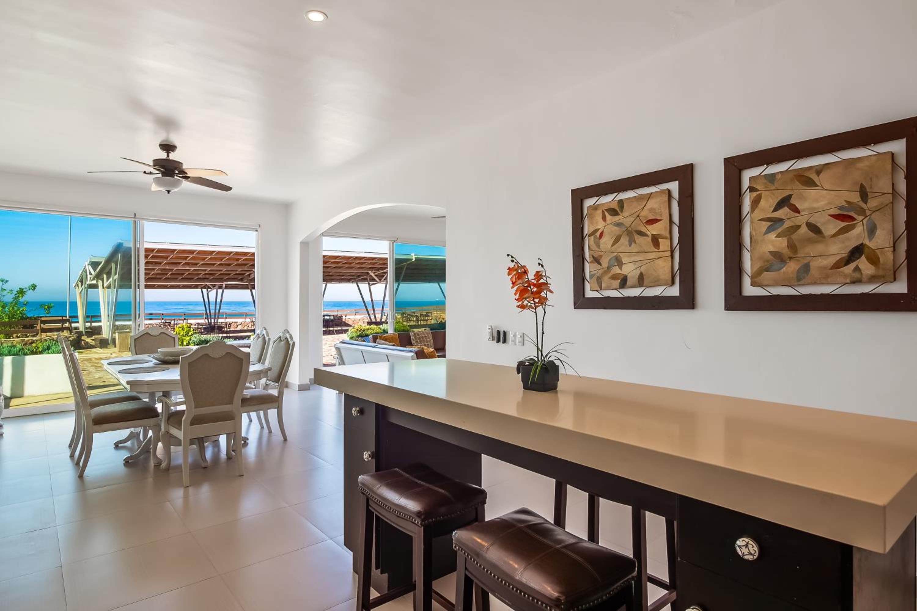 Airy, Beach-View Dog-Friendly Villa with Patio, Outdoor Pool, Streaming, AC view 5