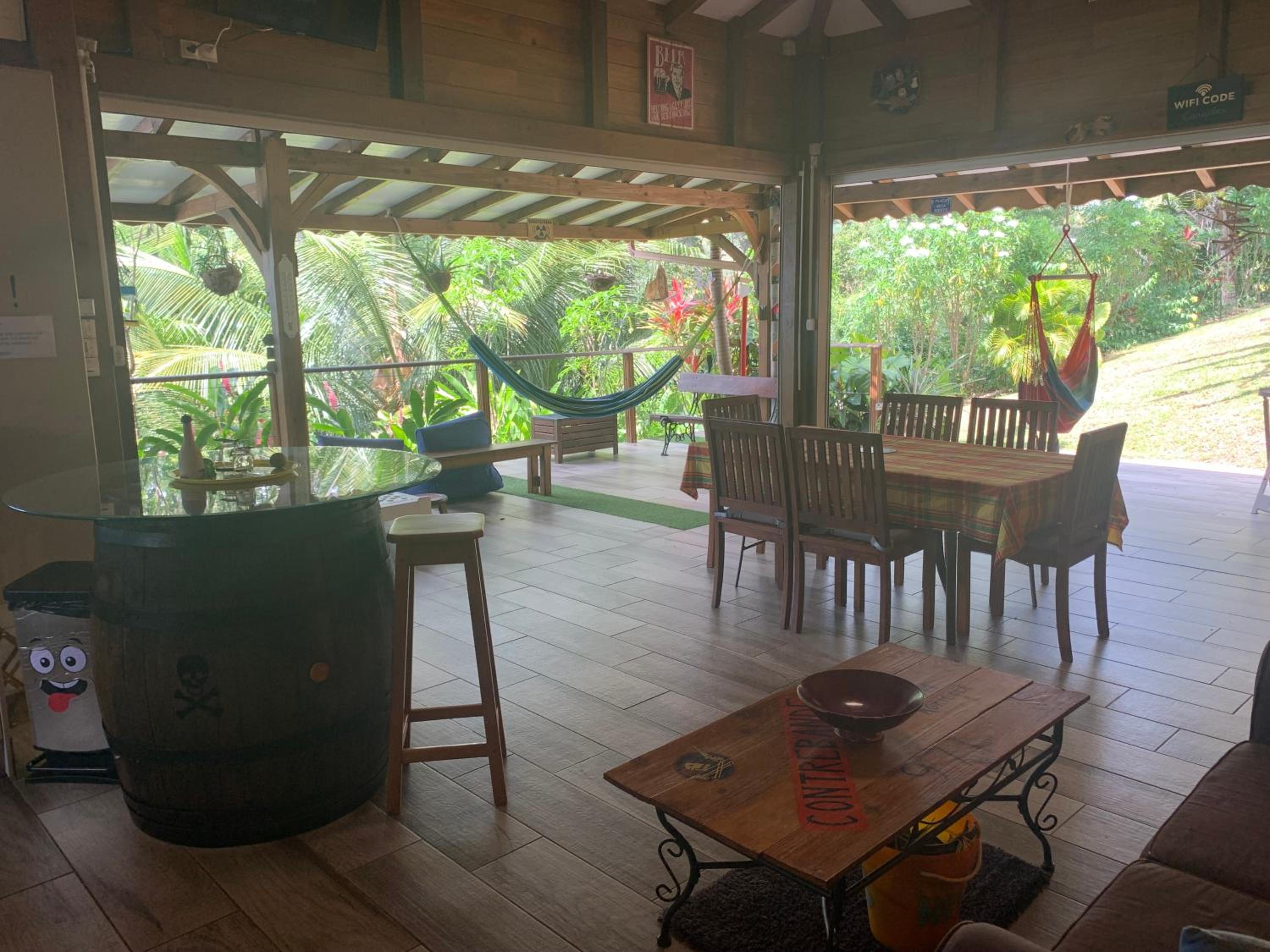 Les îlets caraïbes vue mer