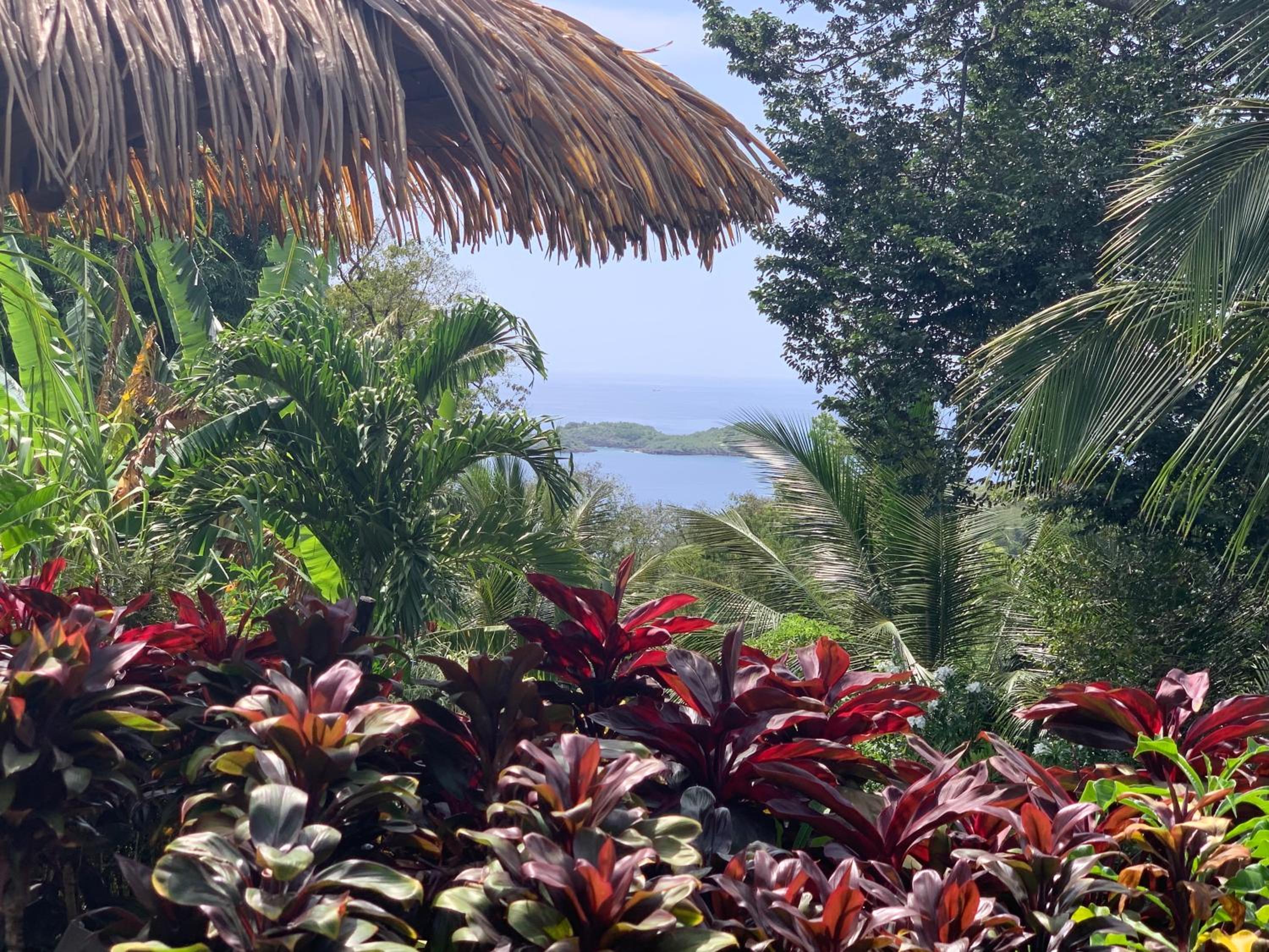 Les îlets caraïbes vue mer