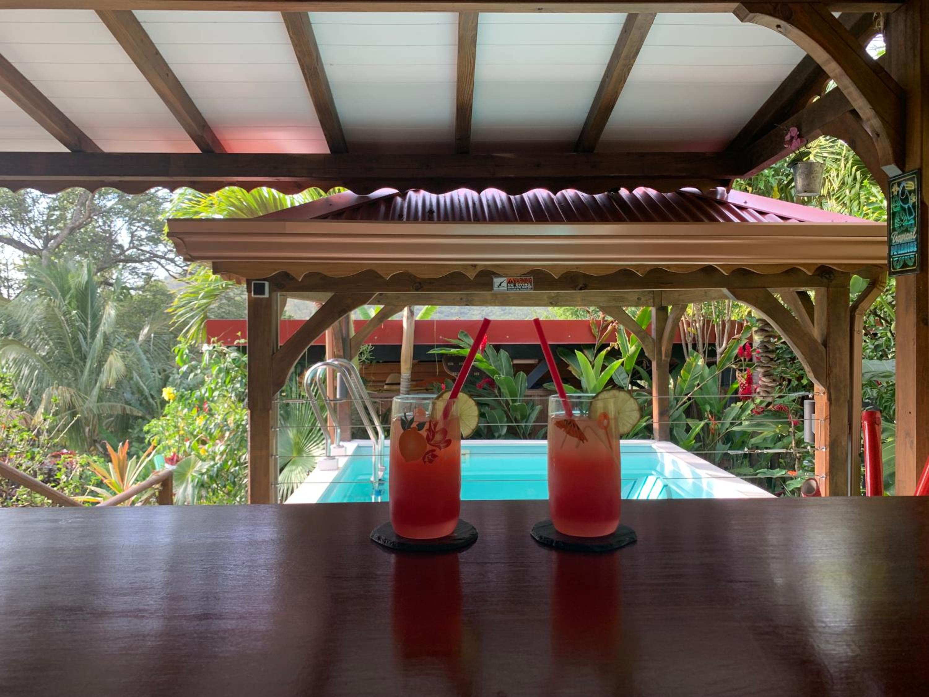 Les îlets caraïbes vue mer