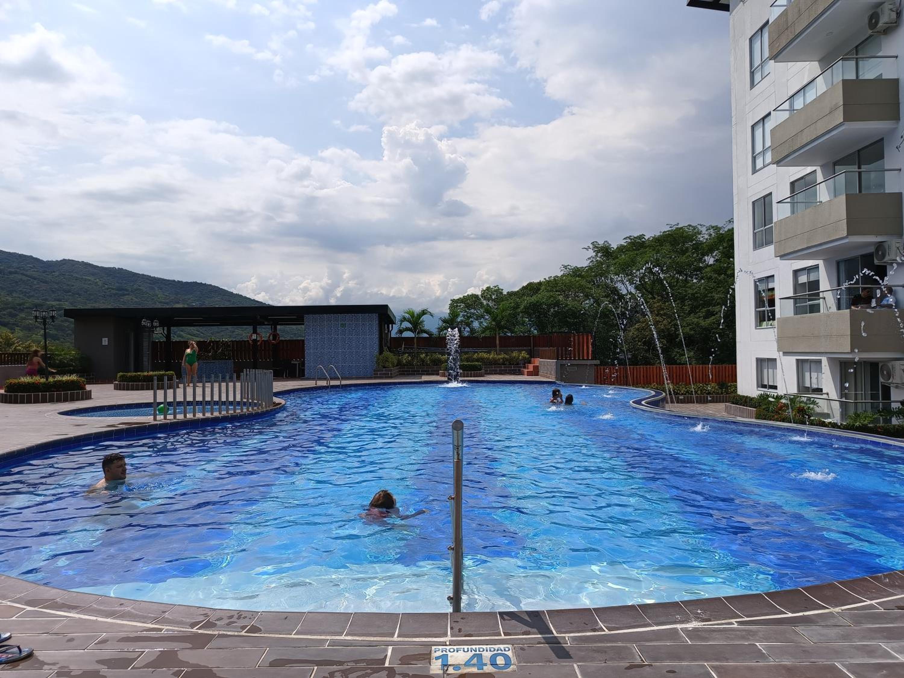 Agradable apartasol duplex