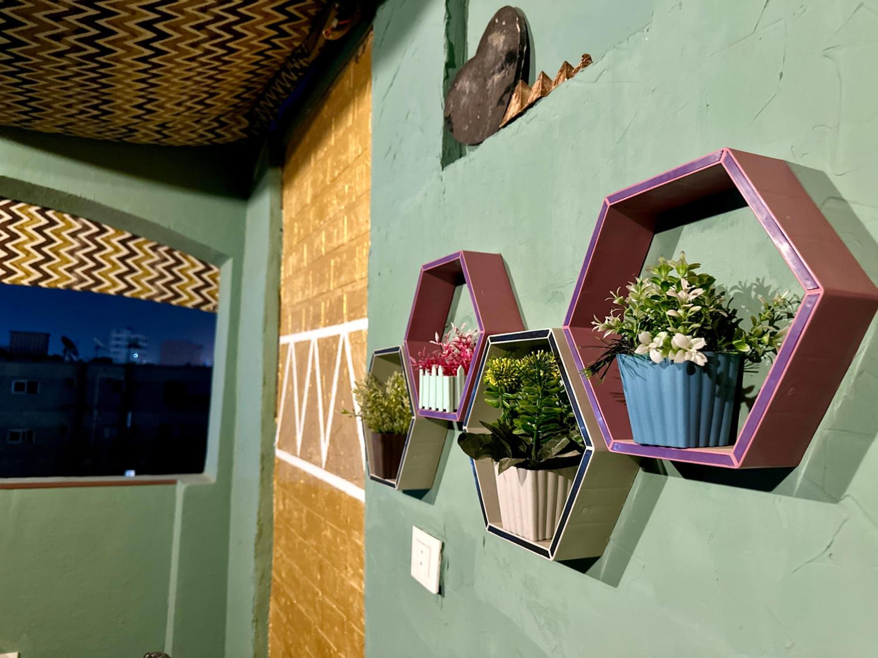 Studio with the visions of the Nile and the pyramids in Maadi