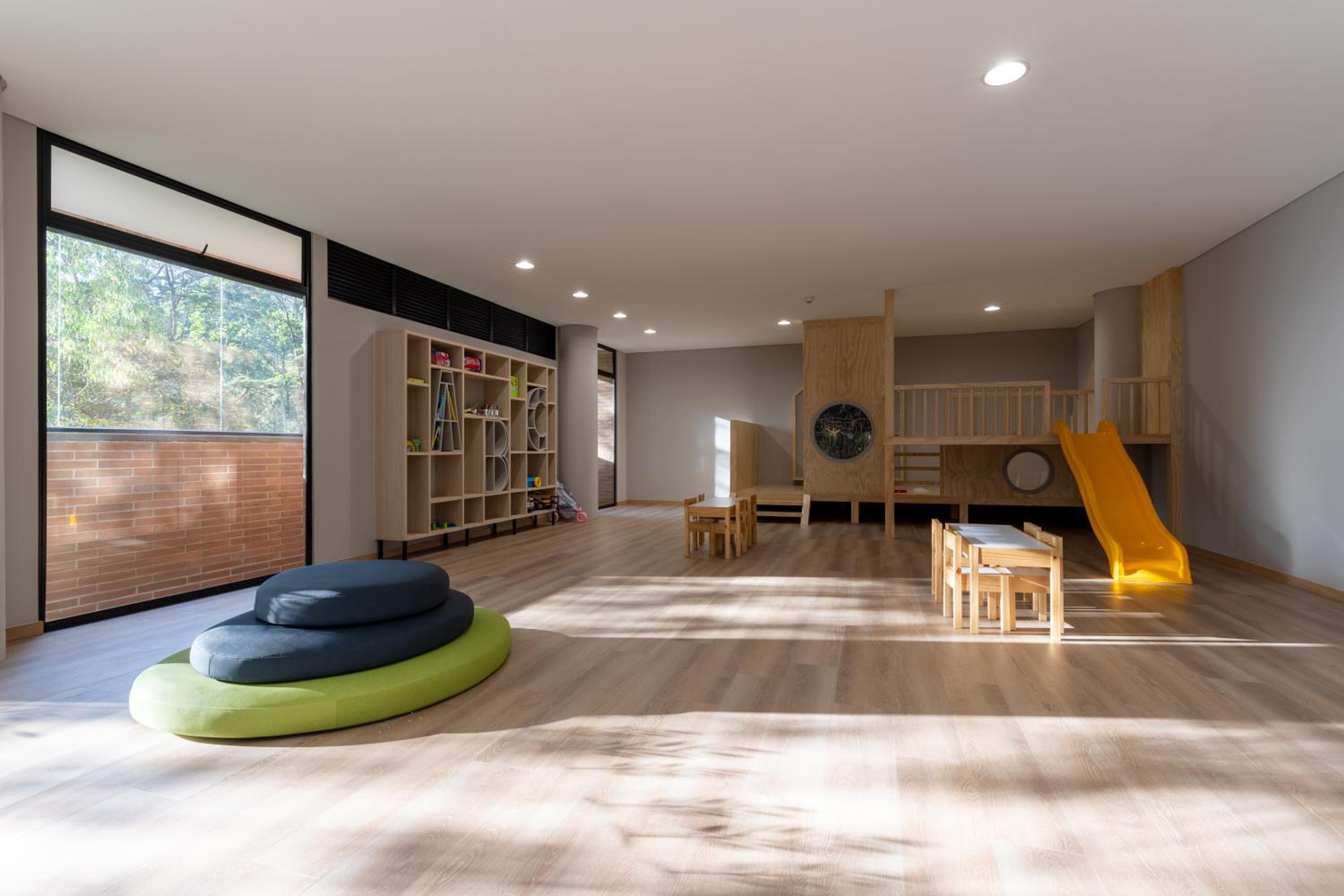 Luxury new apartment surrounded by forest