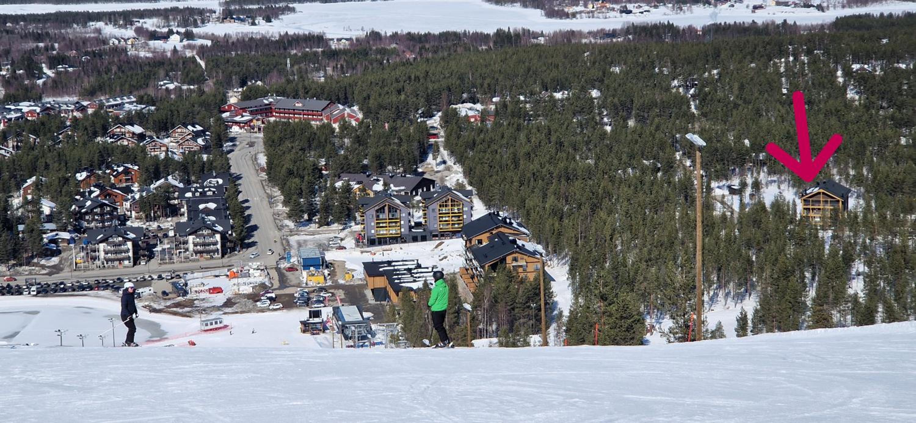 LEVI Tunturinlaita A4, Ski-in Ski-out 3xBedroom view 2