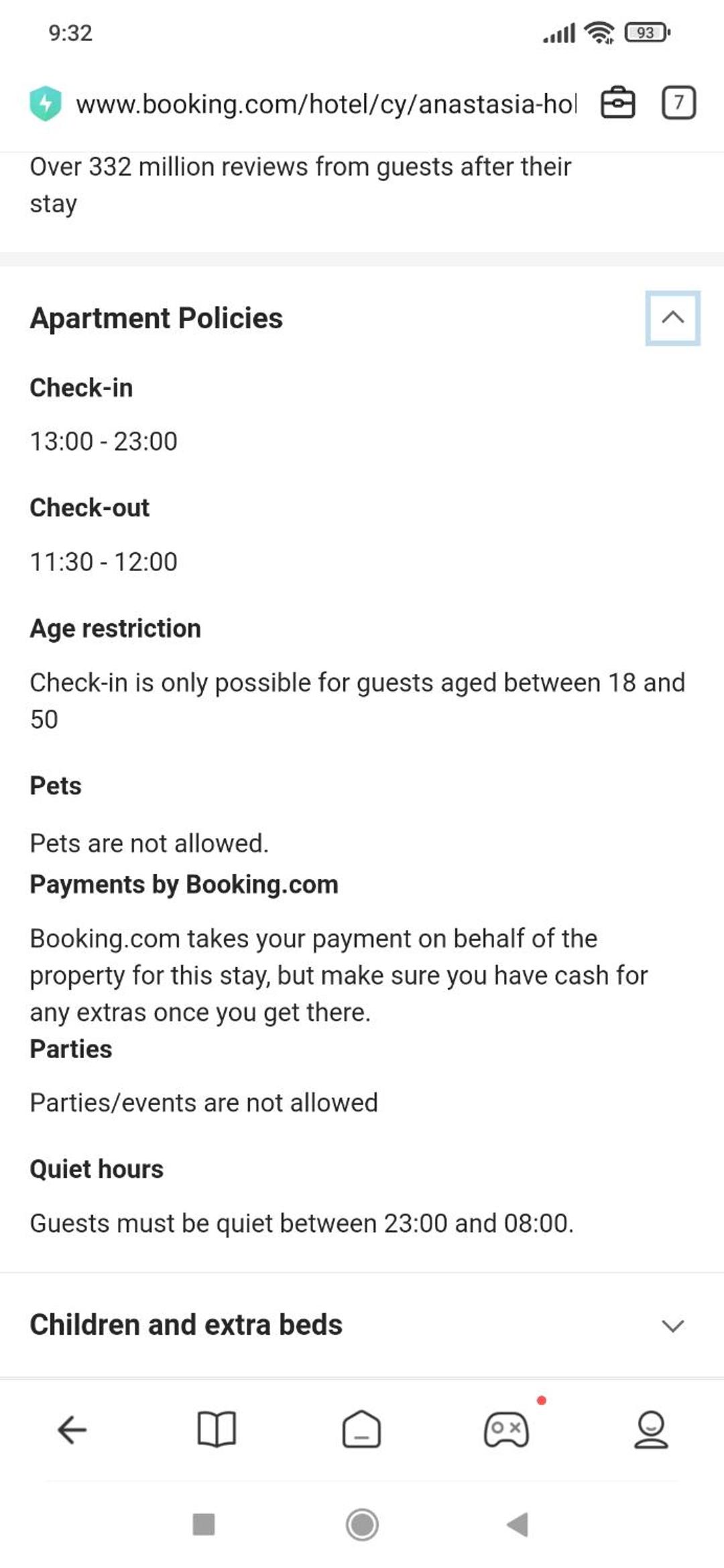 anastasia holiday apartments