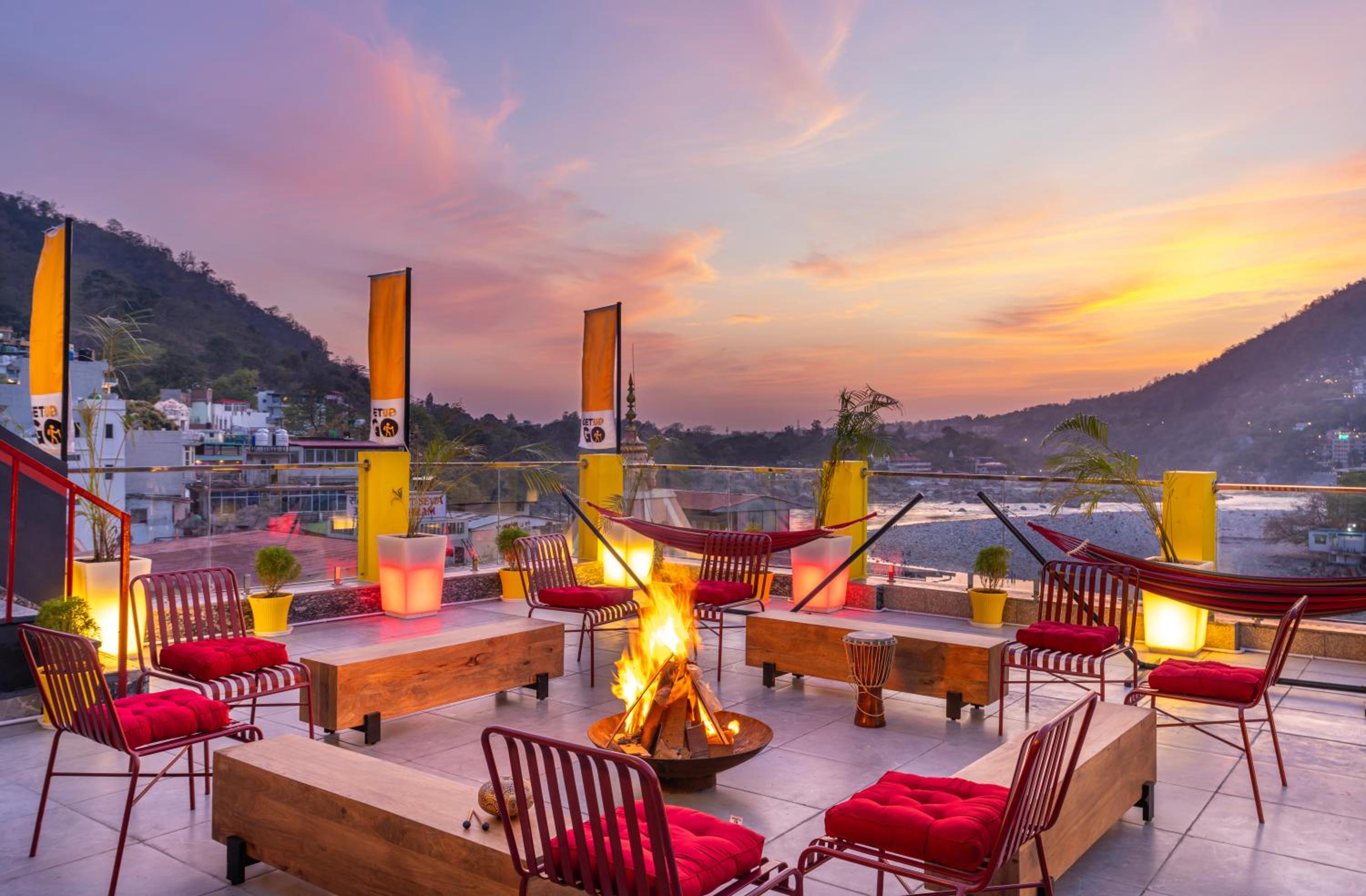 The Hosteller Rishikesh, Ganges view 2