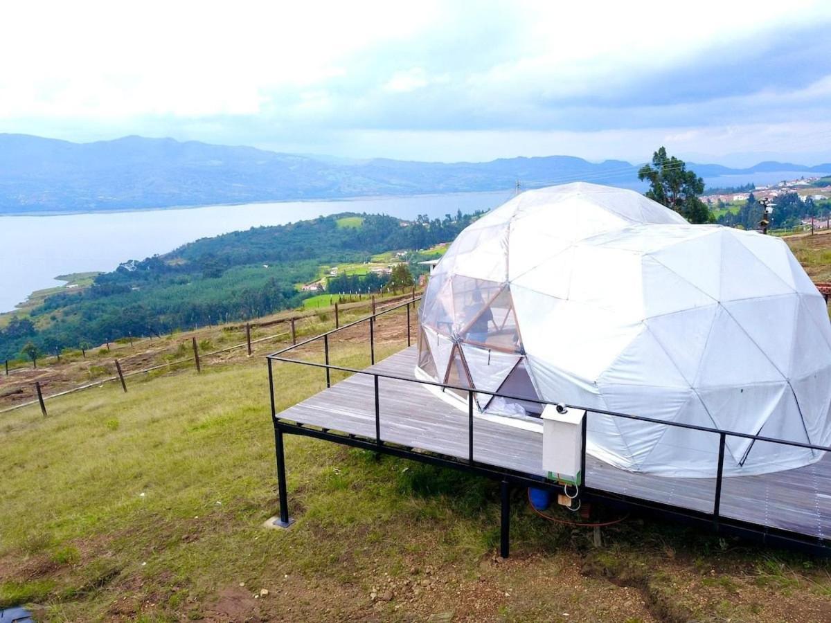 Lujoso Glamping MarQua Spa Guatavita Wifi Cocina