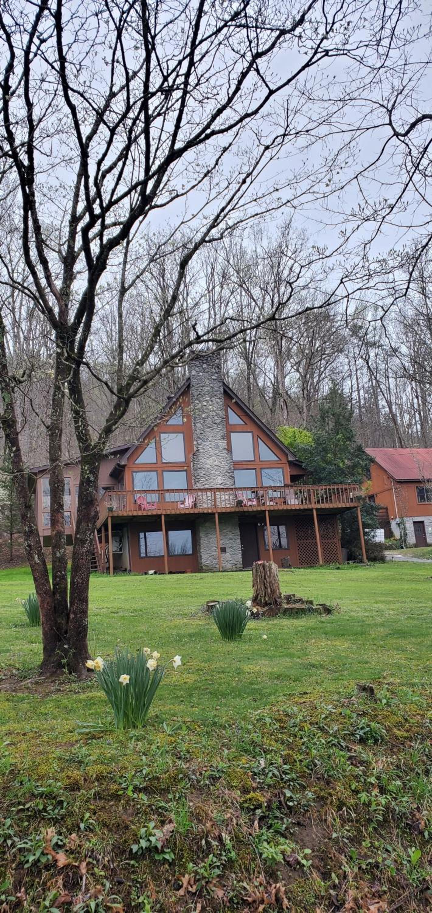 A-Frame Getaway with Hot tub, Sauna, Fire Pit & Pond - Station Camp Getaway view 2