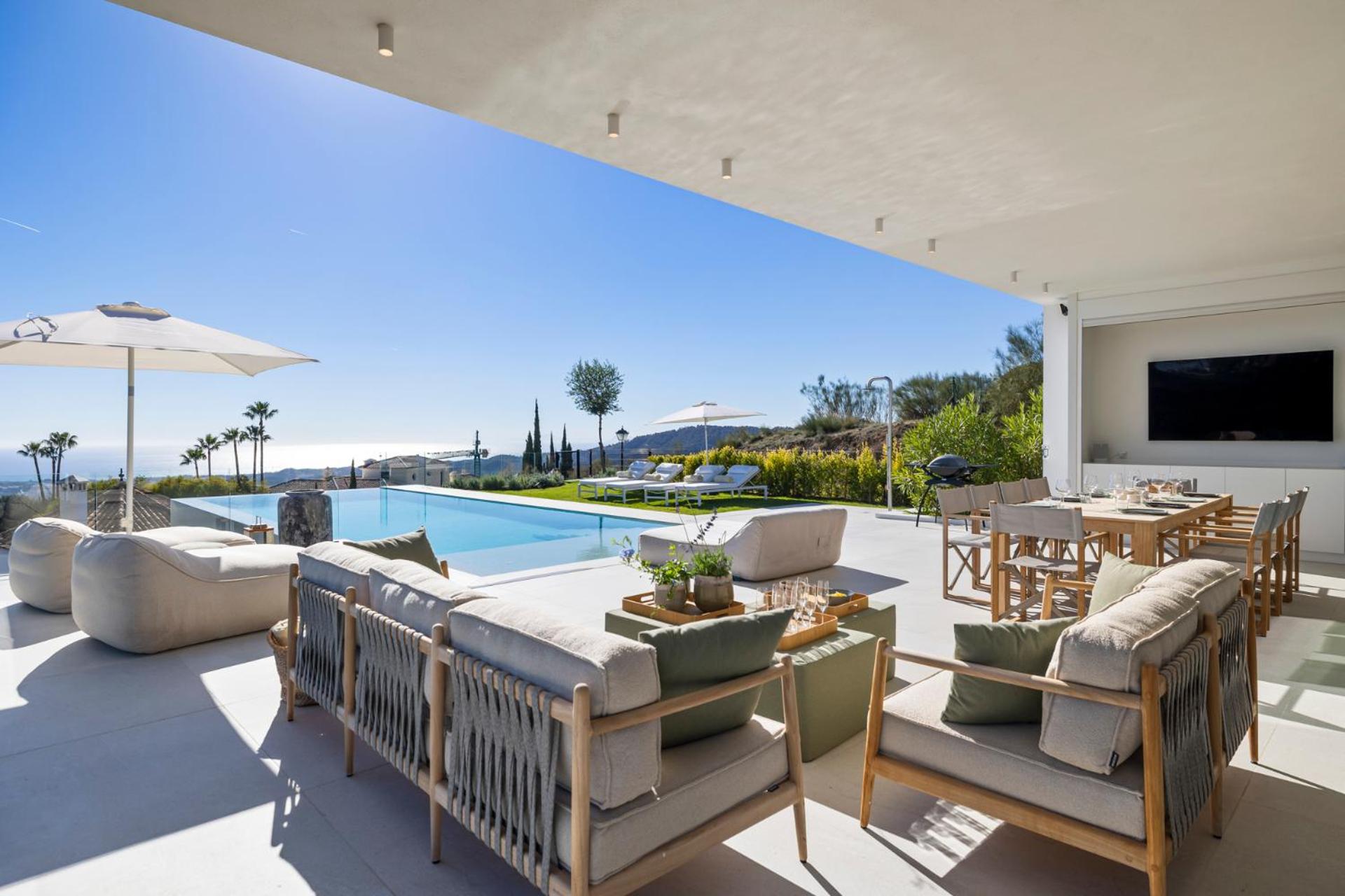 Exclusive VILLA IMAGINE MARBELLA by IMAGINEMARBELLA, breathtaking panoramic sea views heated infinity pool