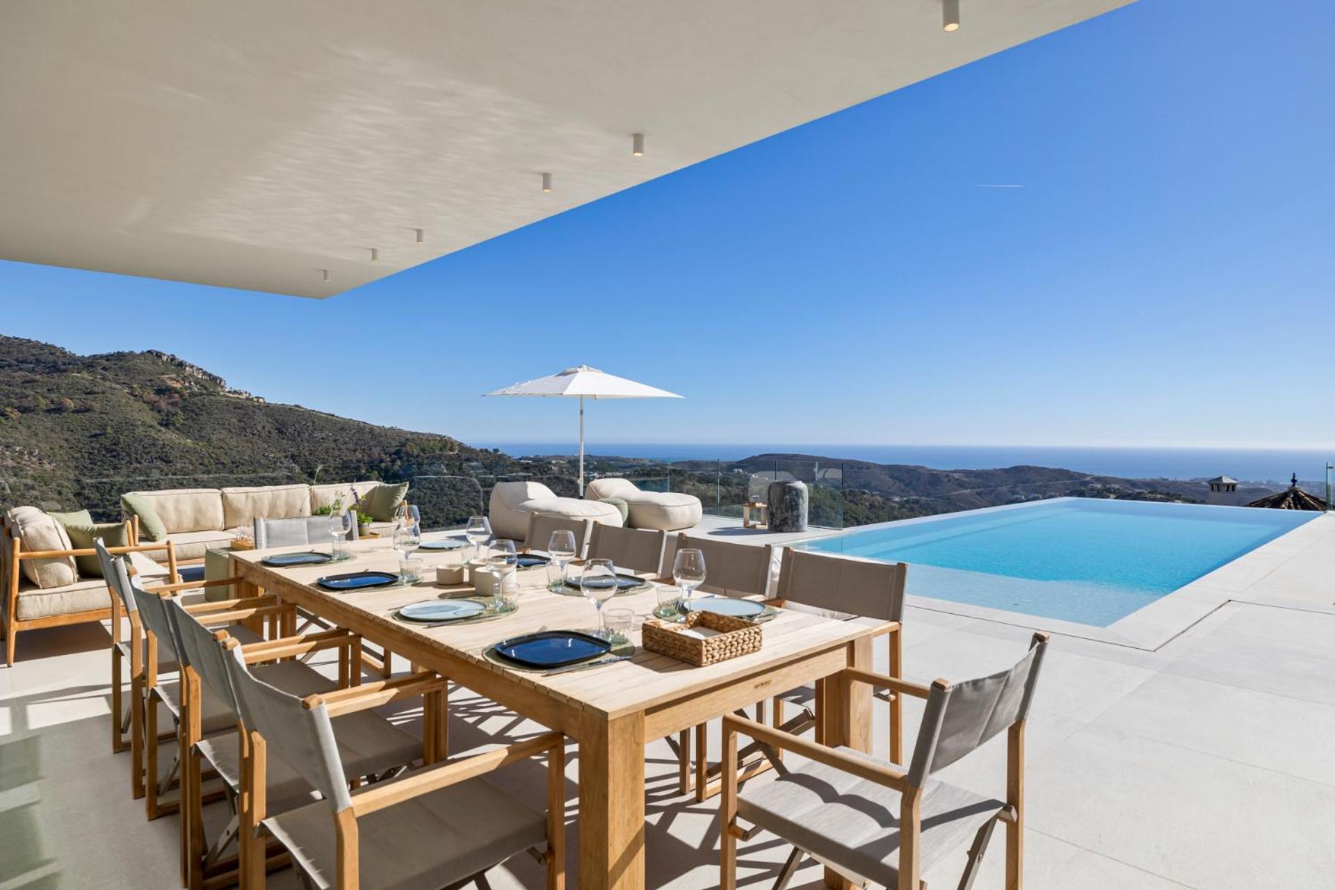 Exclusive VILLA IMAGINE MARBELLA by IMAGINEMARBELLA, breathtaking panoramic sea views heated infinity pool