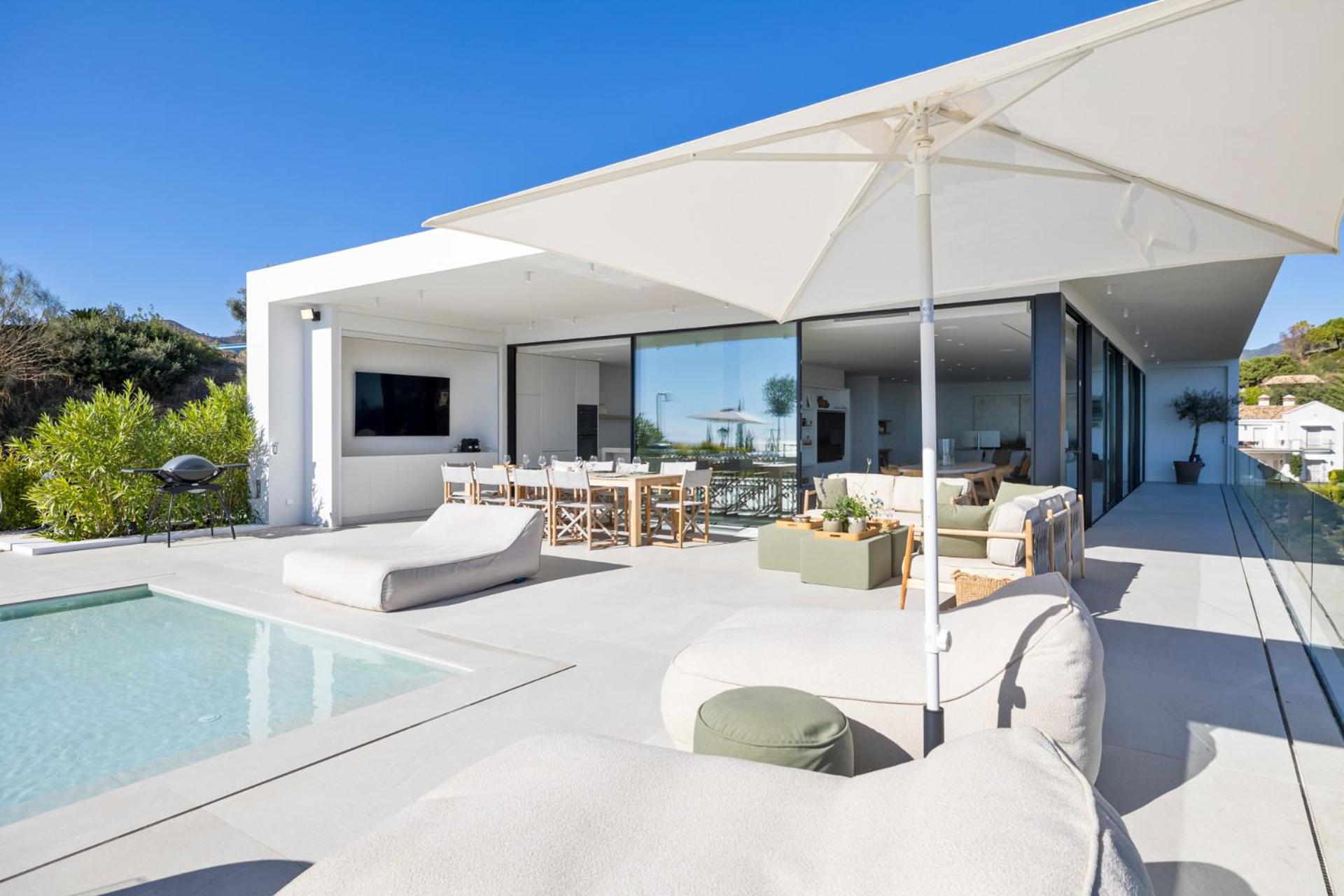 Exclusive VILLA IMAGINE MARBELLA by IMAGINEMARBELLA, breathtaking panoramic sea views heated infinity pool