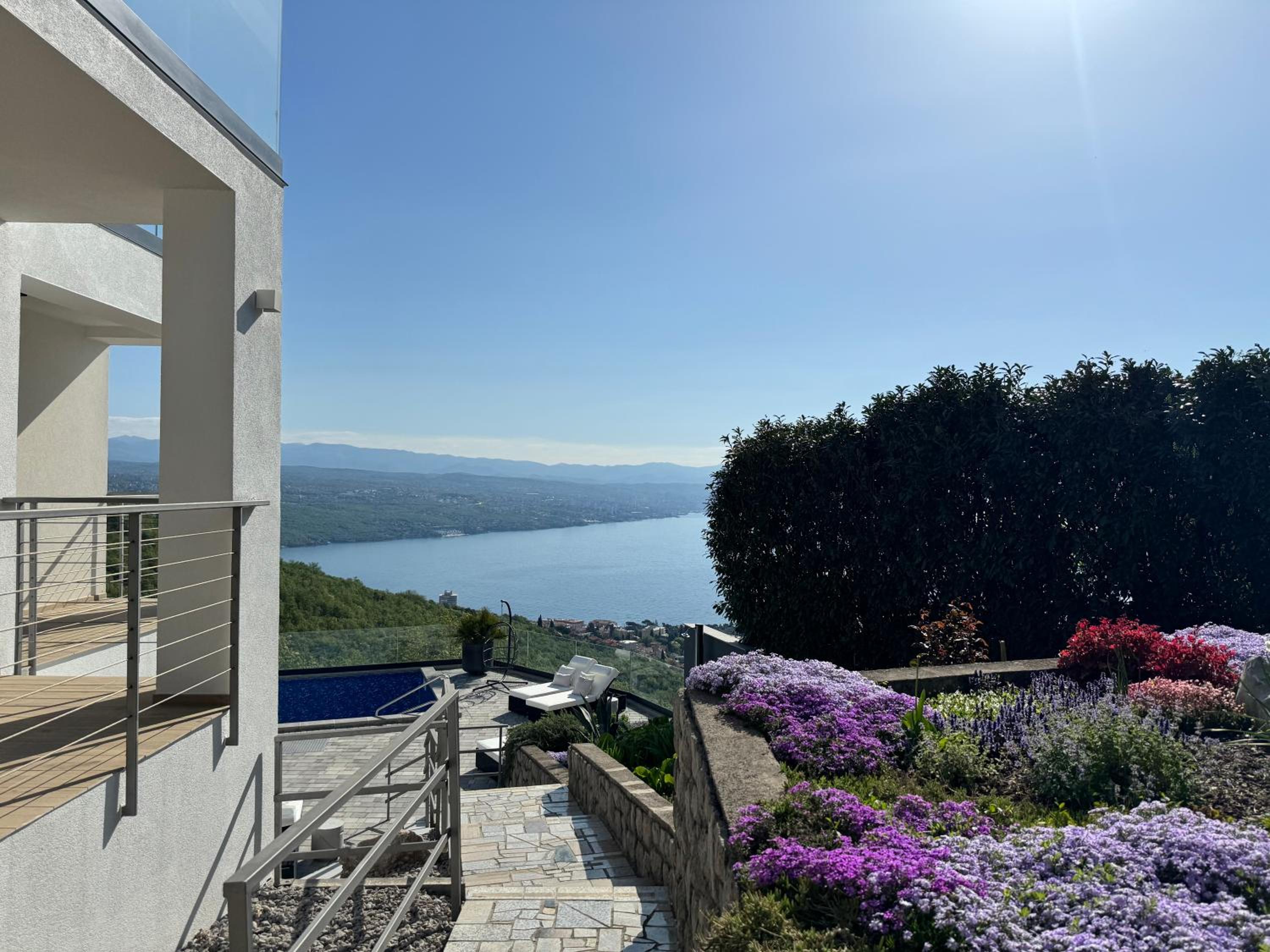 Villa White Pearl Opatija Luxury Stay with Pool and Sea View view 2