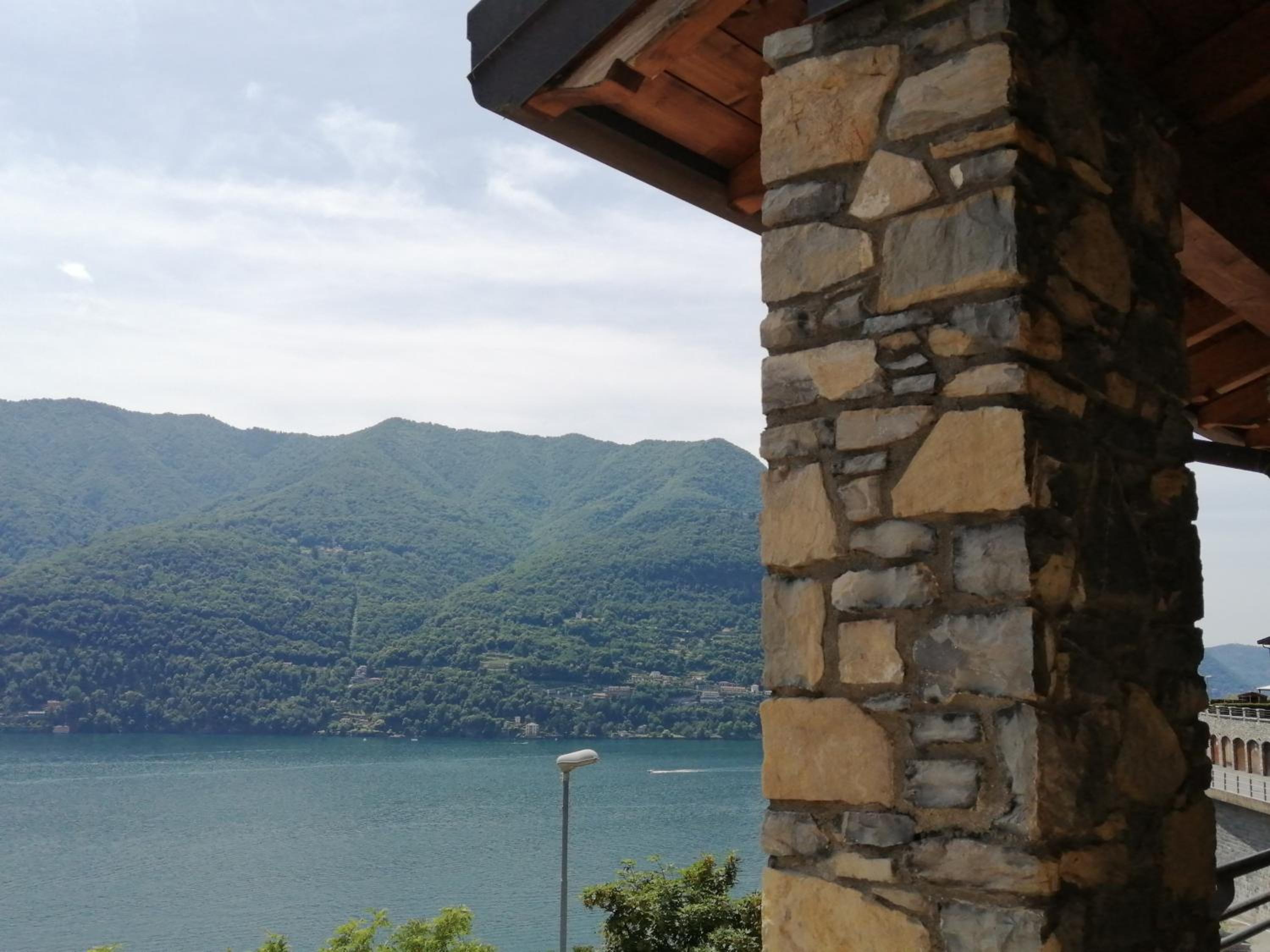 Between mountains and lake view 4