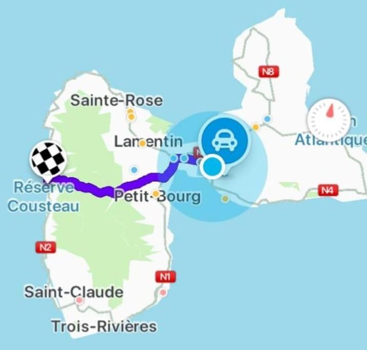 T2 Malendure avec vue Réserve Cousteau