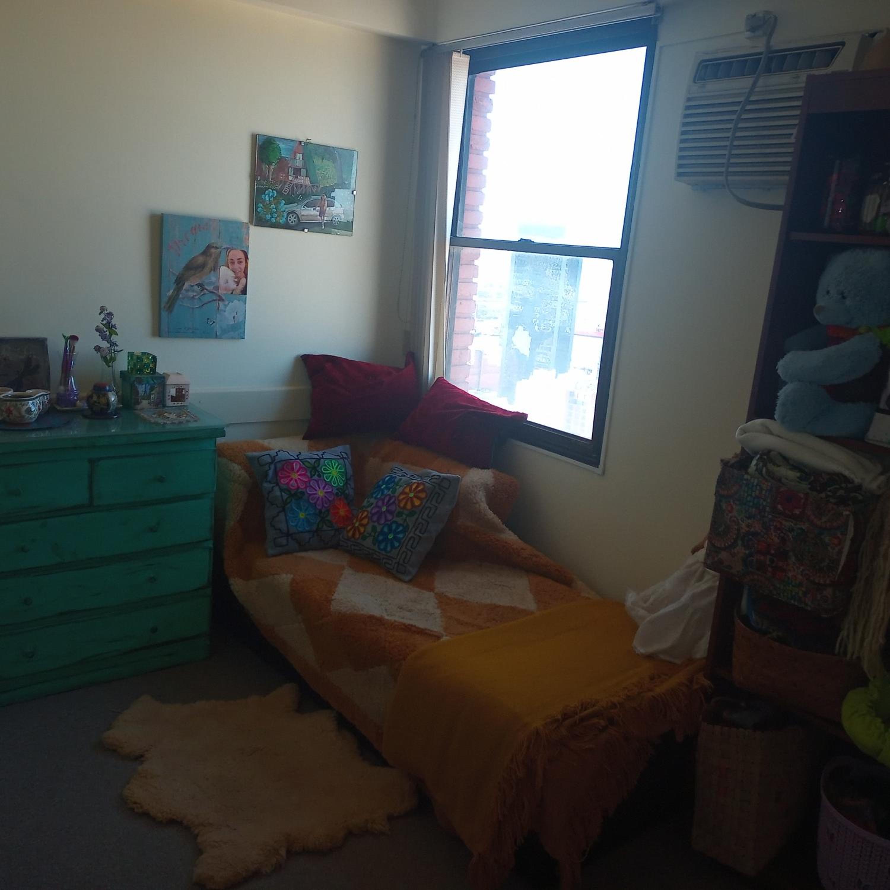 Don Gregorio Se renta una habitacion en un departamento piso 29 Para estadias cortas de 1 o 2 noche