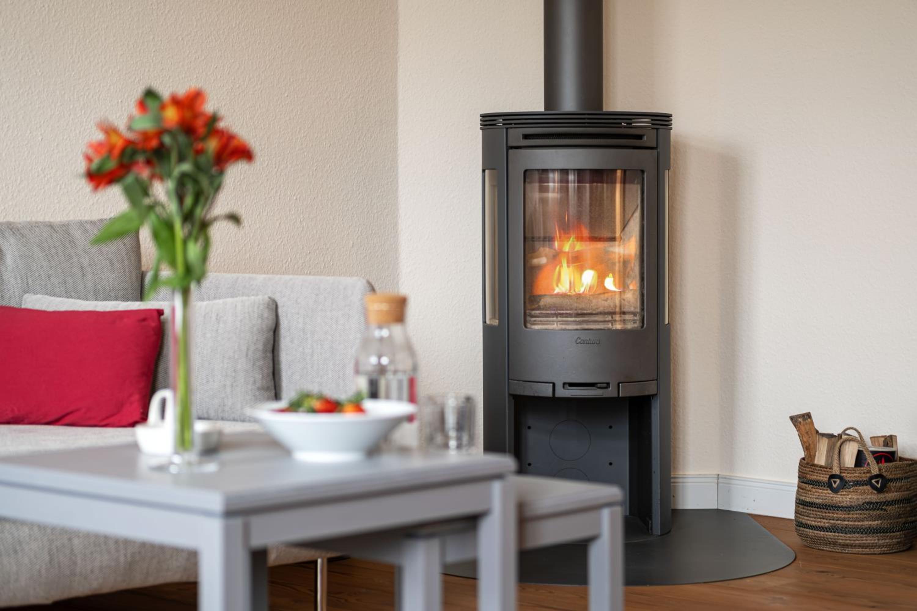 Ferienwohnung Gut Hardesby - großzügig mit Kamin & tollem Garten