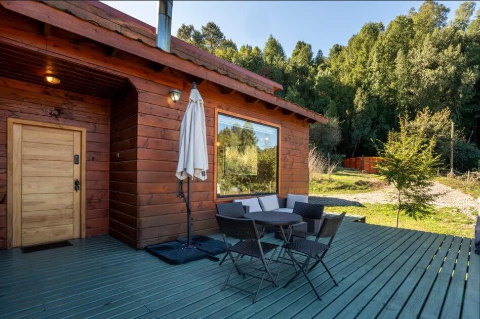 Villarrica Cabin 2BR with Fireplace and terrace