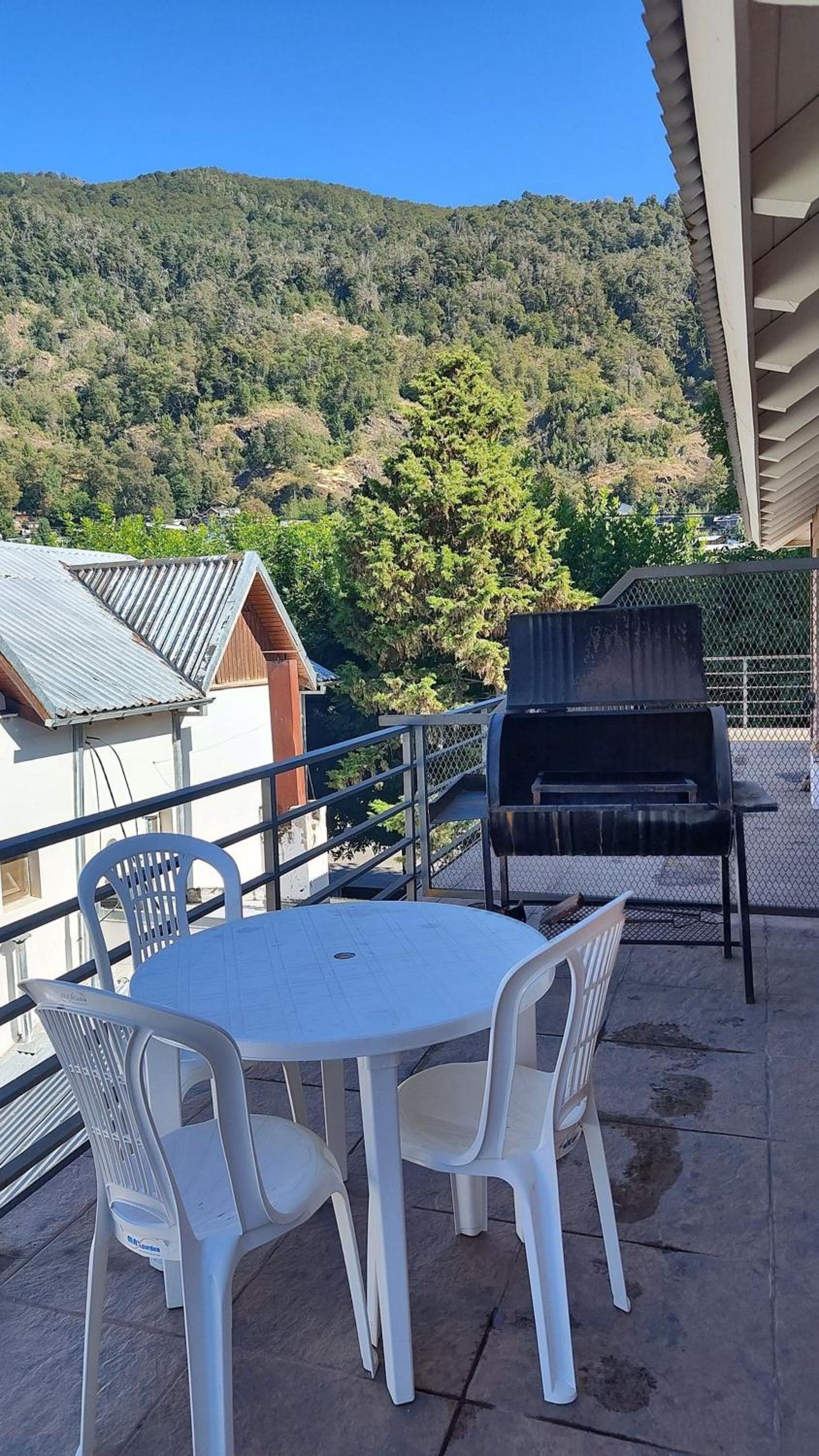 Depto con parrilla y vista 2/3p
