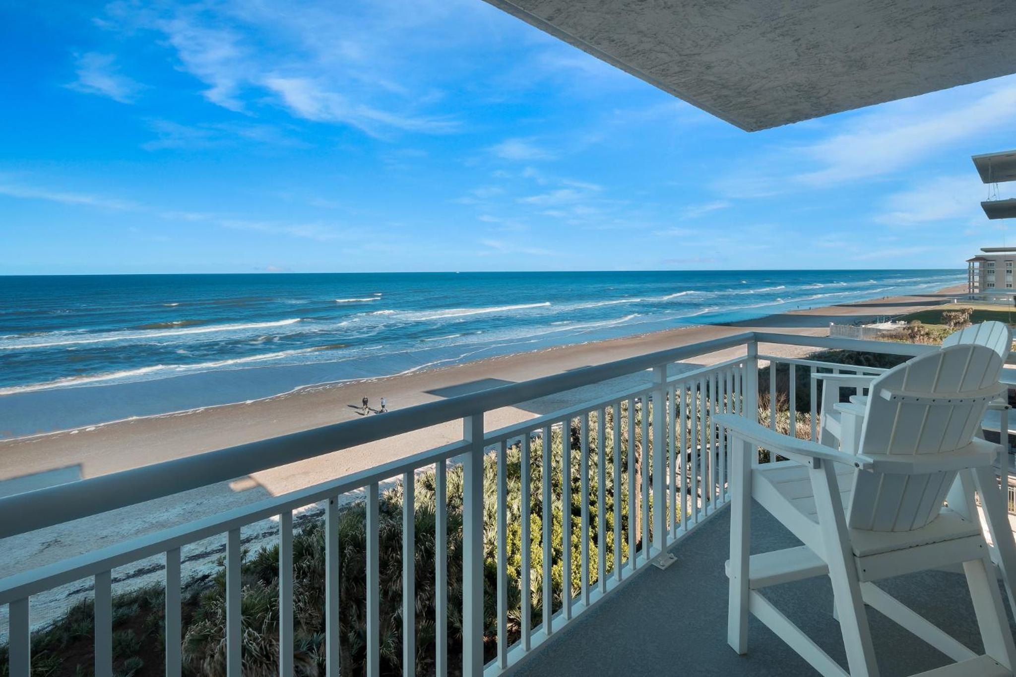 Oceanfront with pool & beach access located on the no-drive beach!