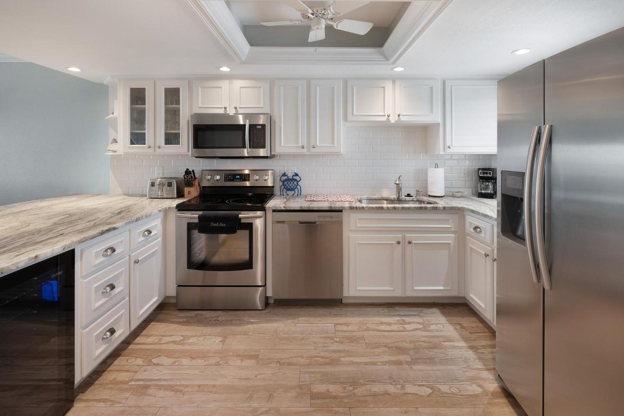 Oceanfront with pool & beach access located on the no-drive beach!
