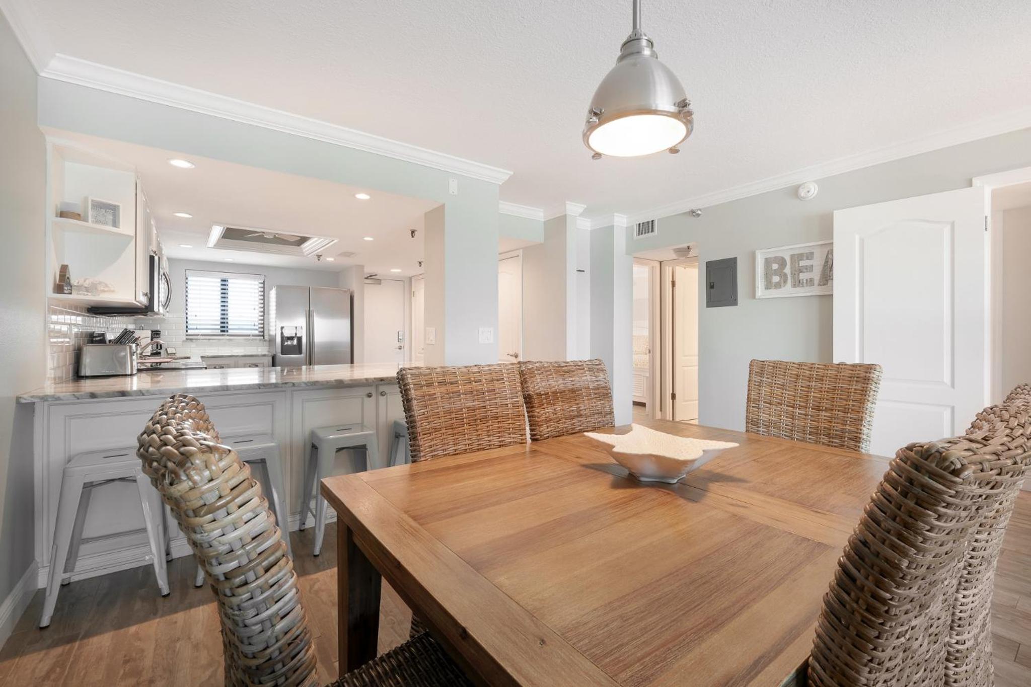 Oceanfront with pool & beach access located on the no-drive beach!