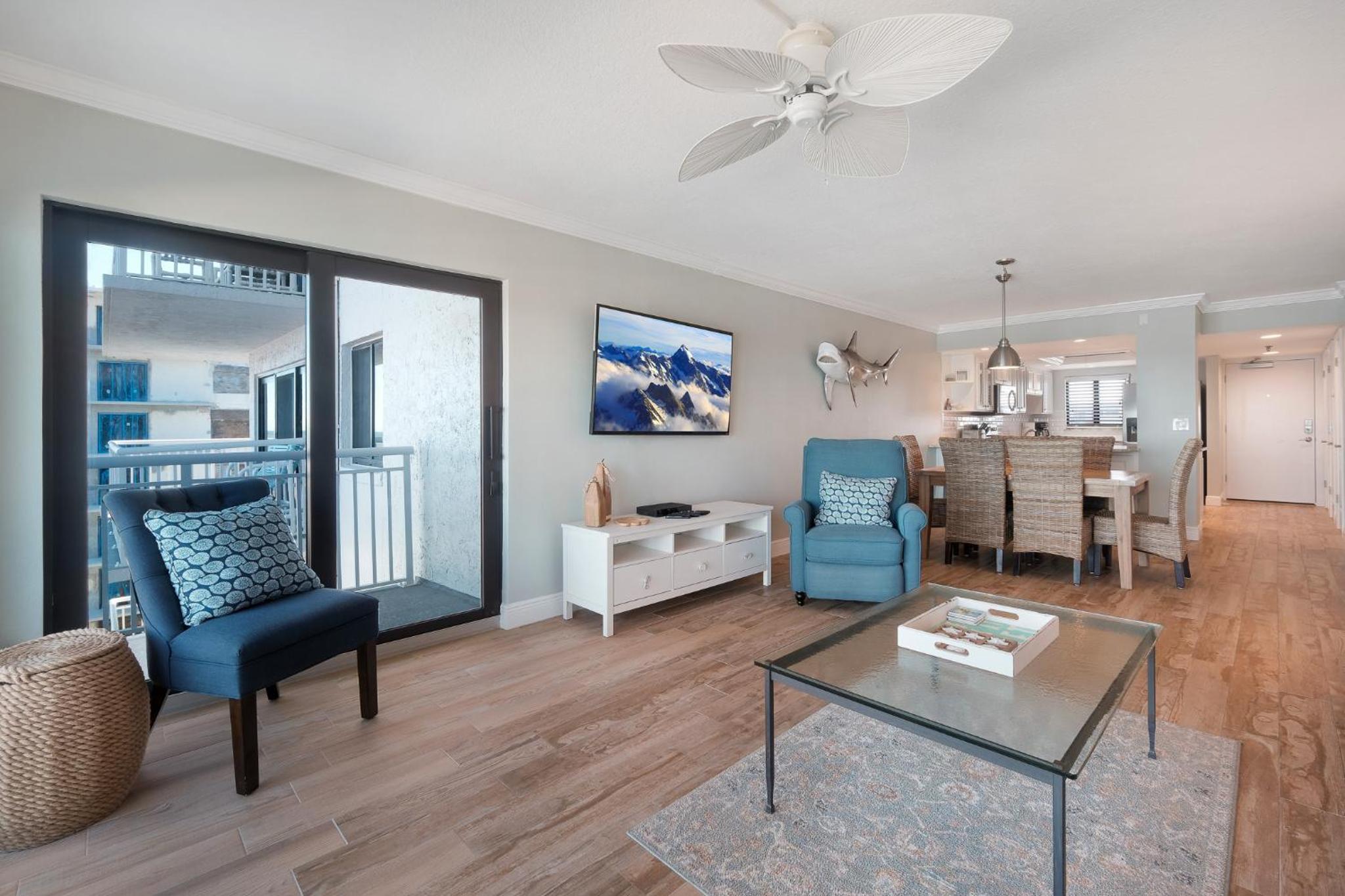 Oceanfront with pool & beach access located on the no-drive beach!