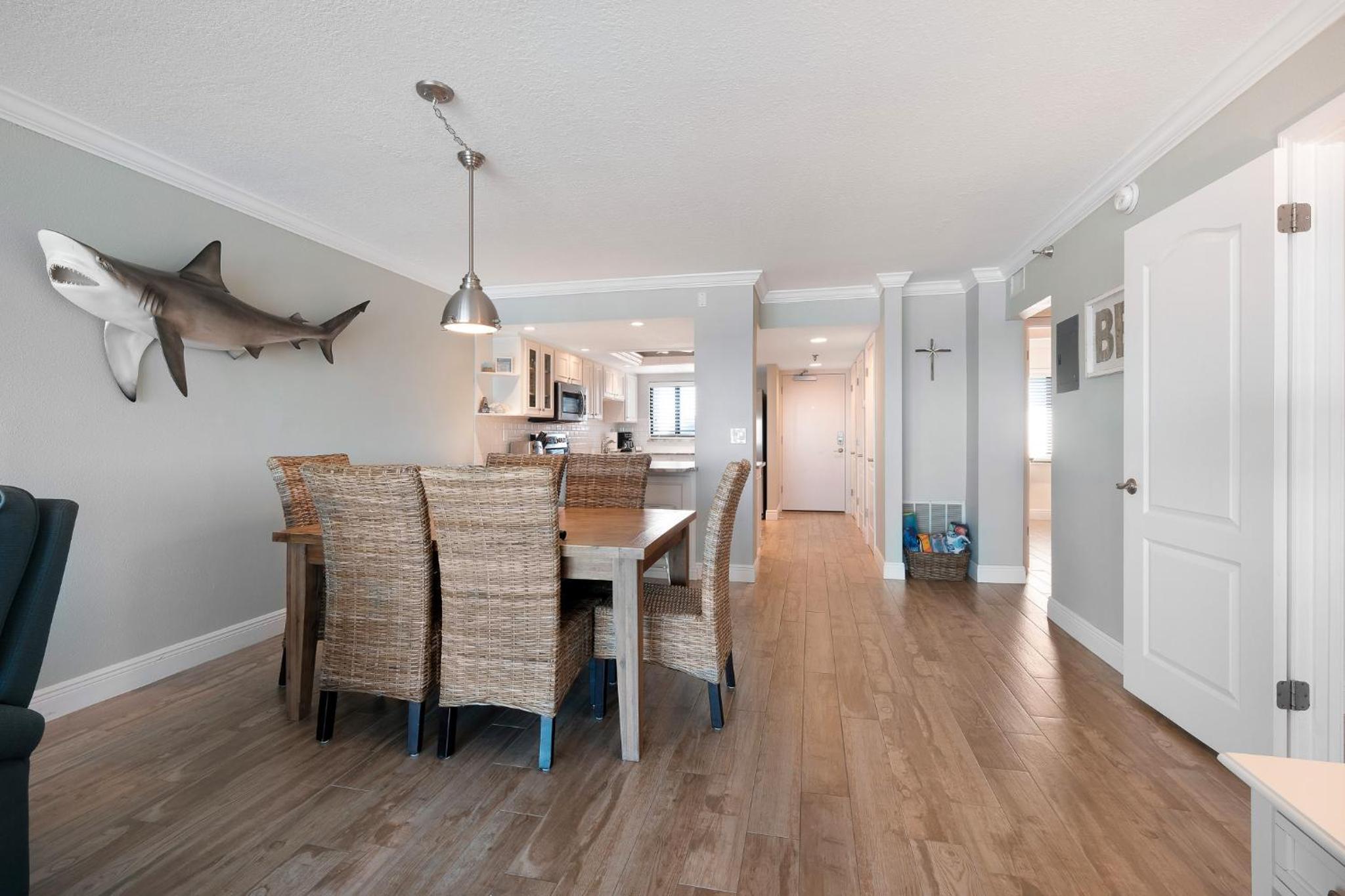 Oceanfront with pool & beach access located on the no-drive beach!