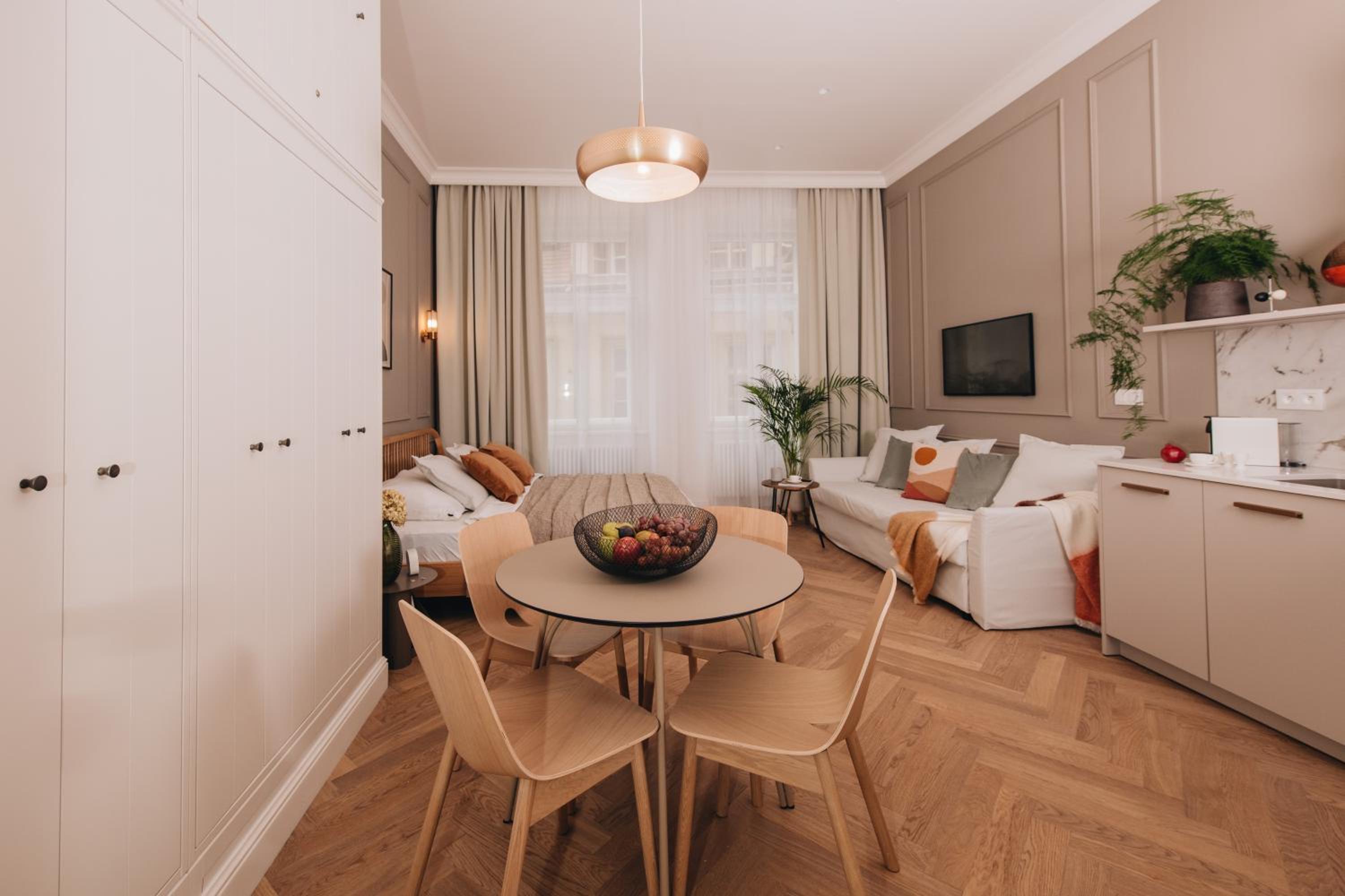 Stylish new apartment in Prague with A/C