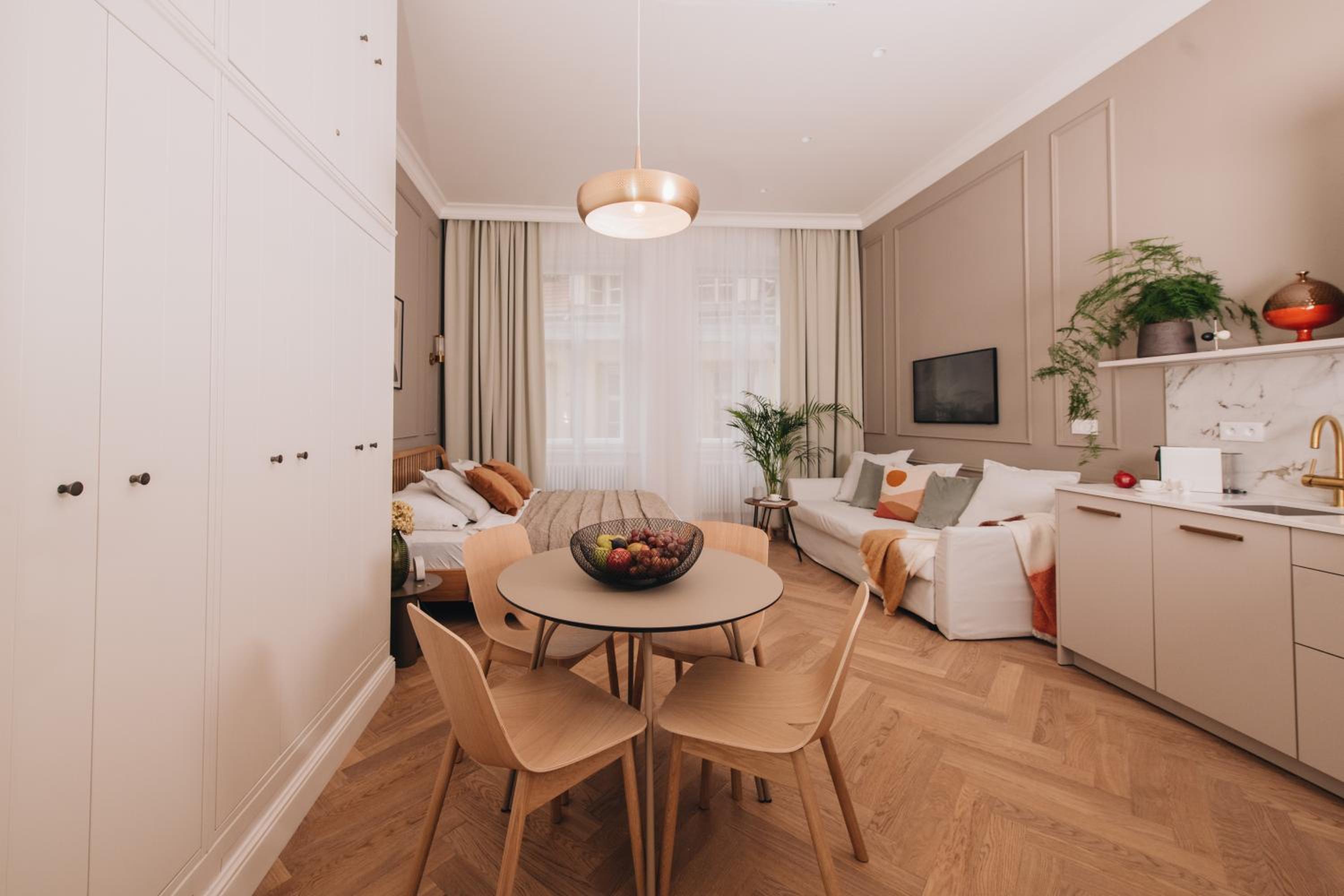 Stylish new apartment in Prague with A/C