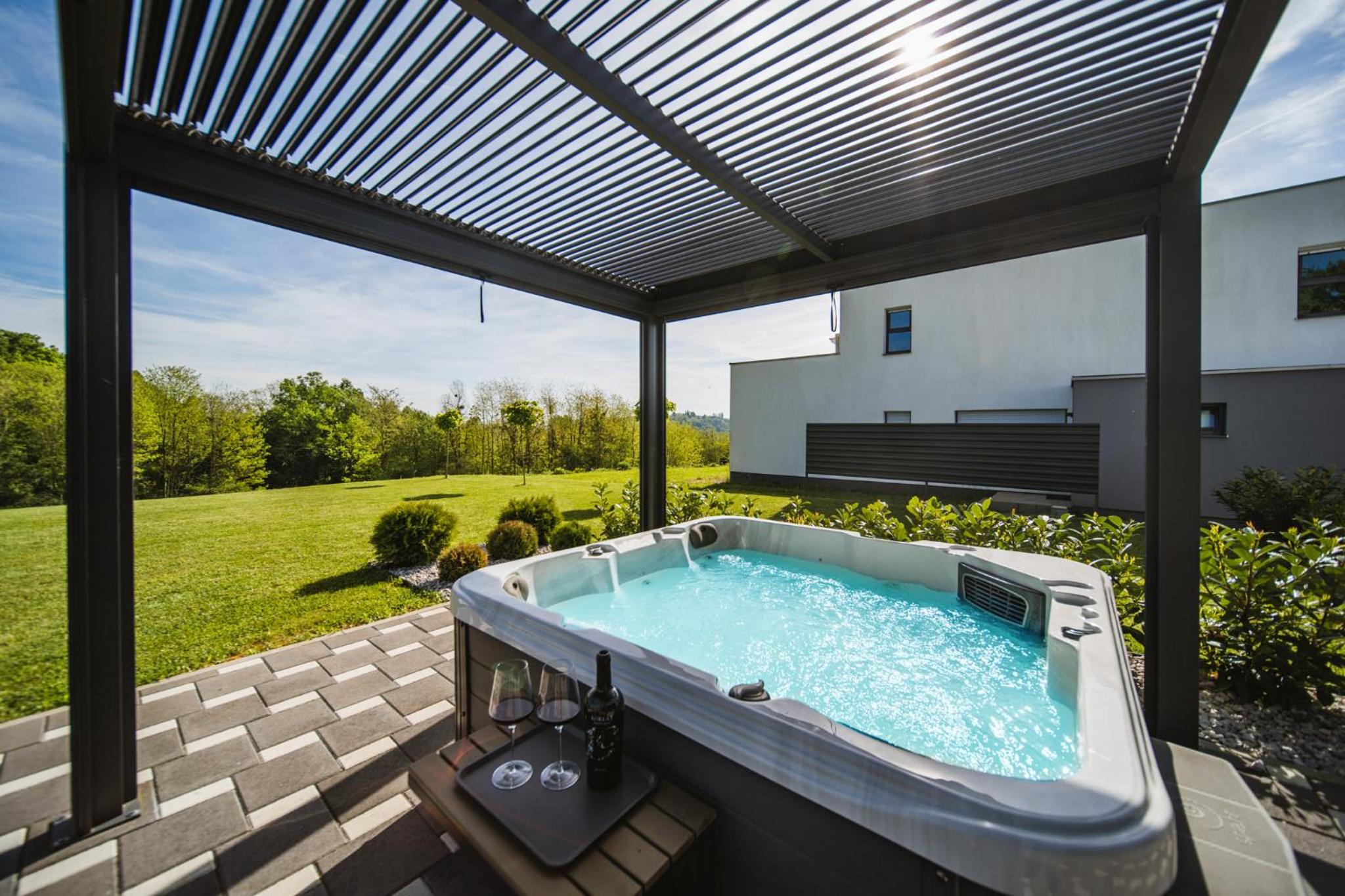 K Relax Place, Varaždinske Toplice, modern home with Sauna, Jacuzzi, WIFI