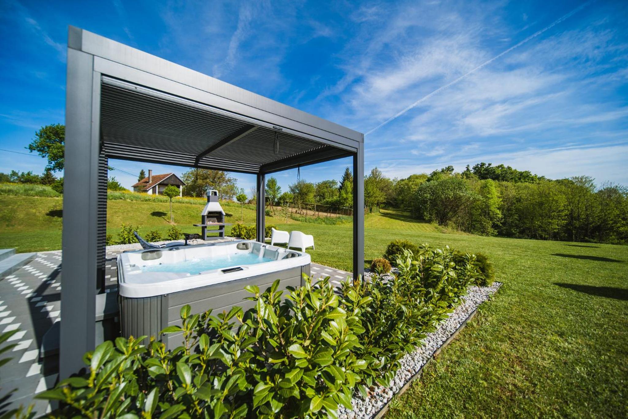 K Relax Place, Varaždinske Toplice, modern home with Sauna, Jacuzzi, WIFI