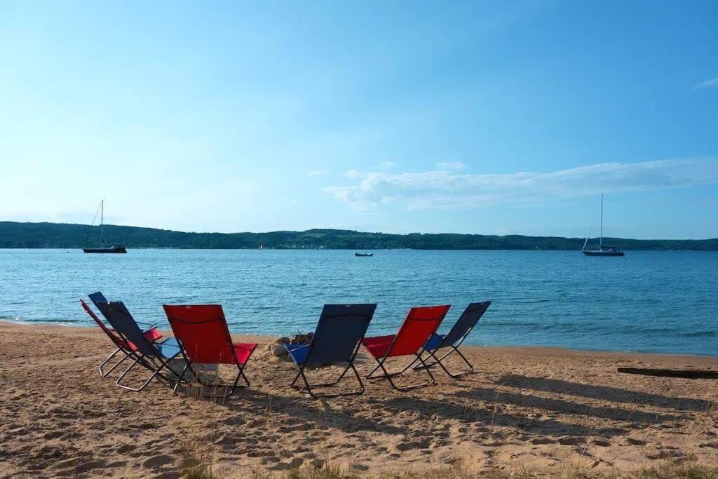 Suttons Bay Beach House Private Beachfront view 3
