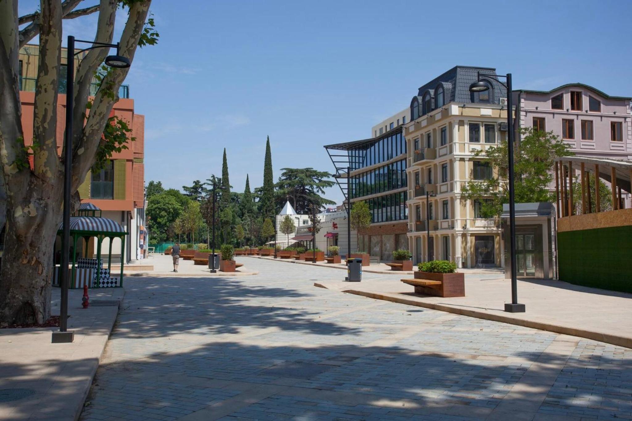 The modern apartament in old tbilisi view 4