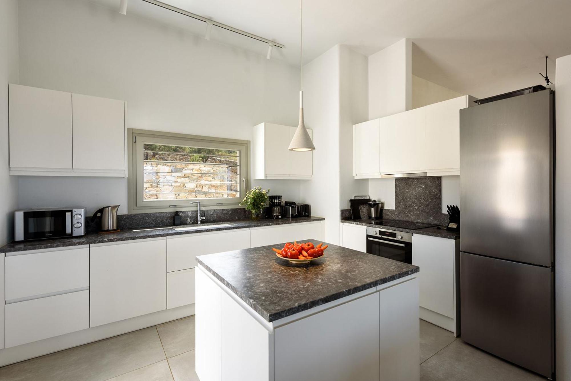Outstanding new villa with great pool area and panoramic sea view