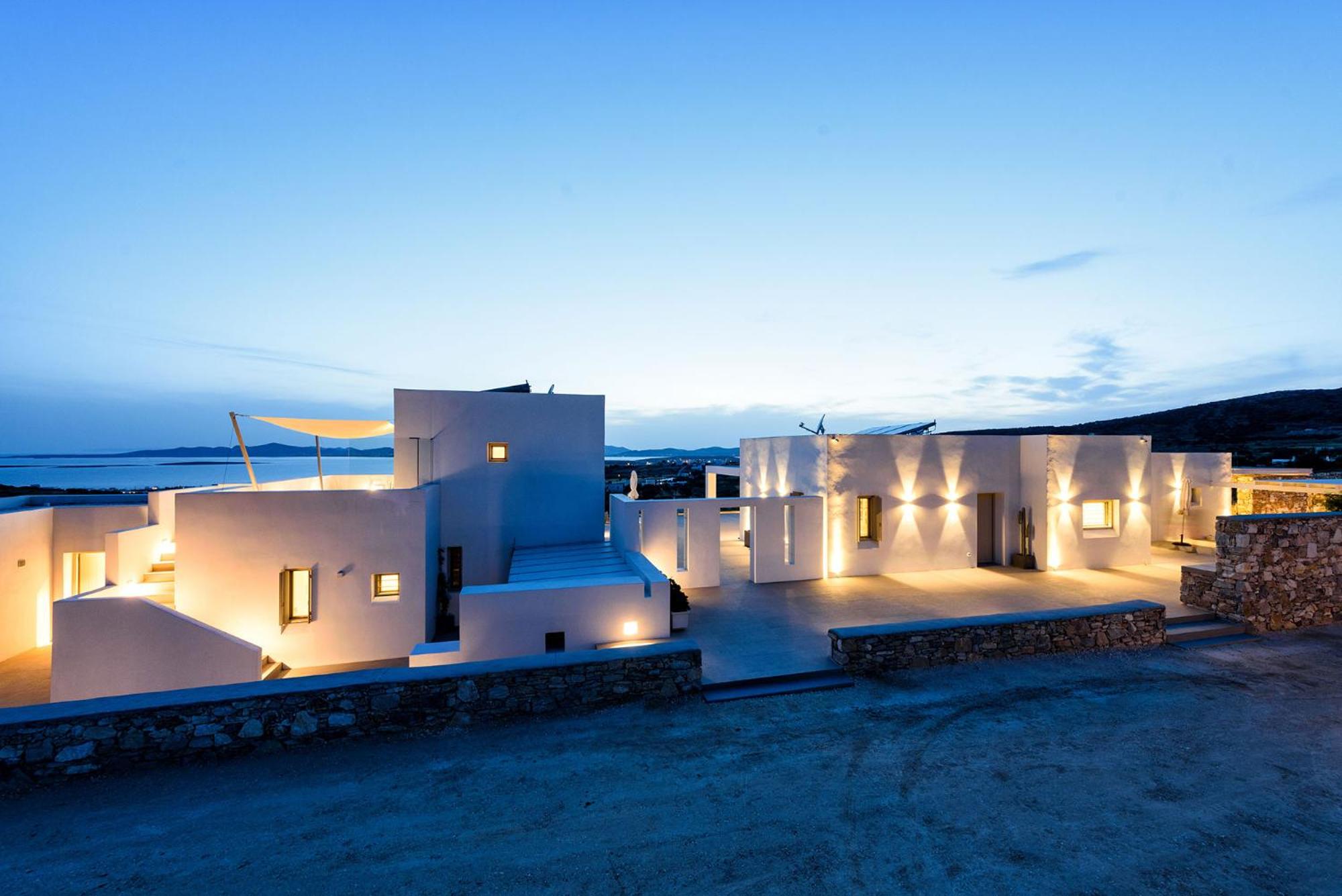 Outstanding new villa with great pool area and panoramic sea view