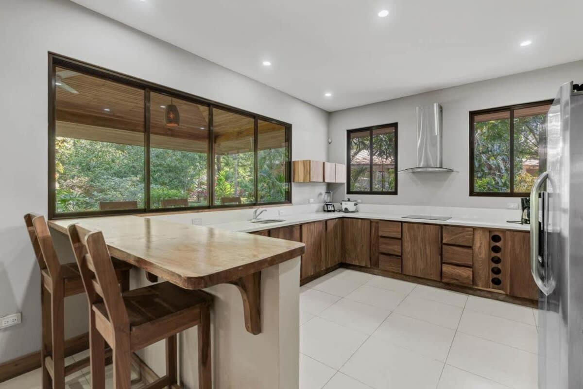 Stylish 3-Bedroom Tropical Escape with Pool & Outdoor Living, 1 Block from Playa Potrero