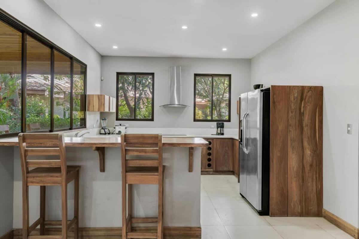 Stylish 3-Bedroom Tropical Escape with Pool & Outdoor Living, 1 Block from Playa Potrero