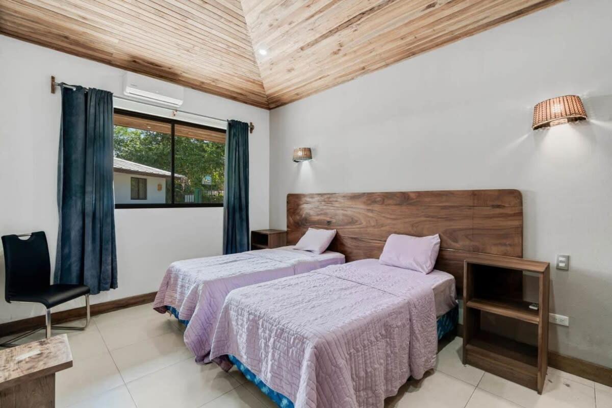 Stylish 3-Bedroom Tropical Escape with Pool & Outdoor Living, 1 Block from Playa Potrero
