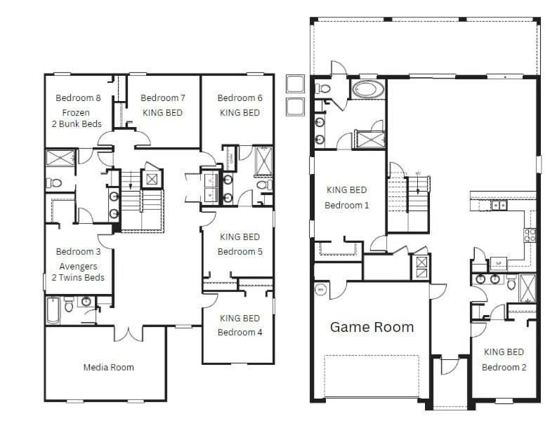 Awesome 8 br villa w game room pool & theater view 3
