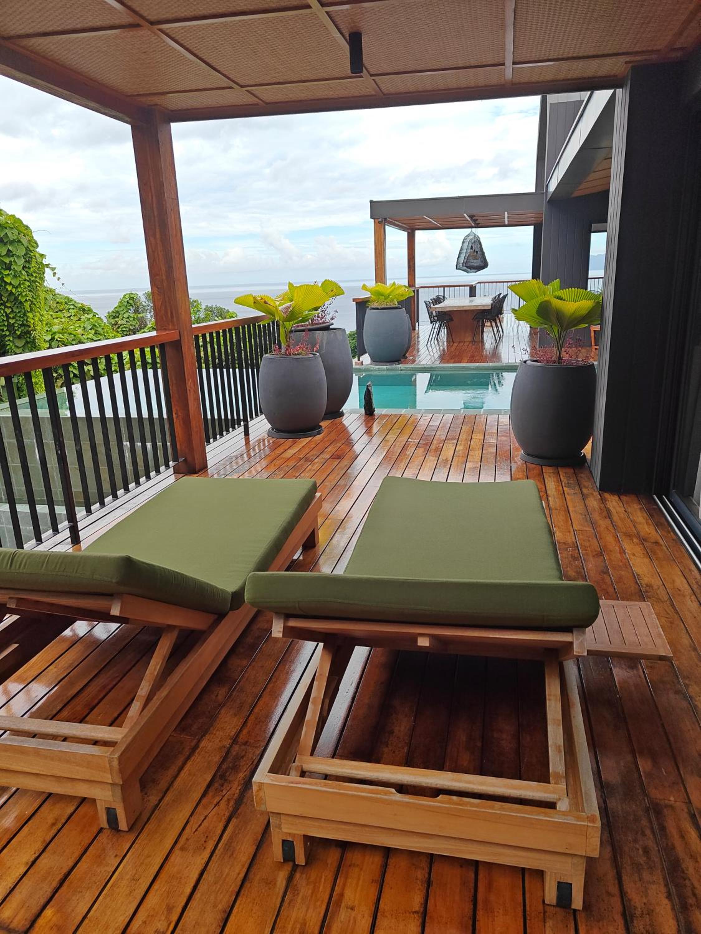 Maison Gaia Seychelles, unobstructed views over the ocean and into the sunset