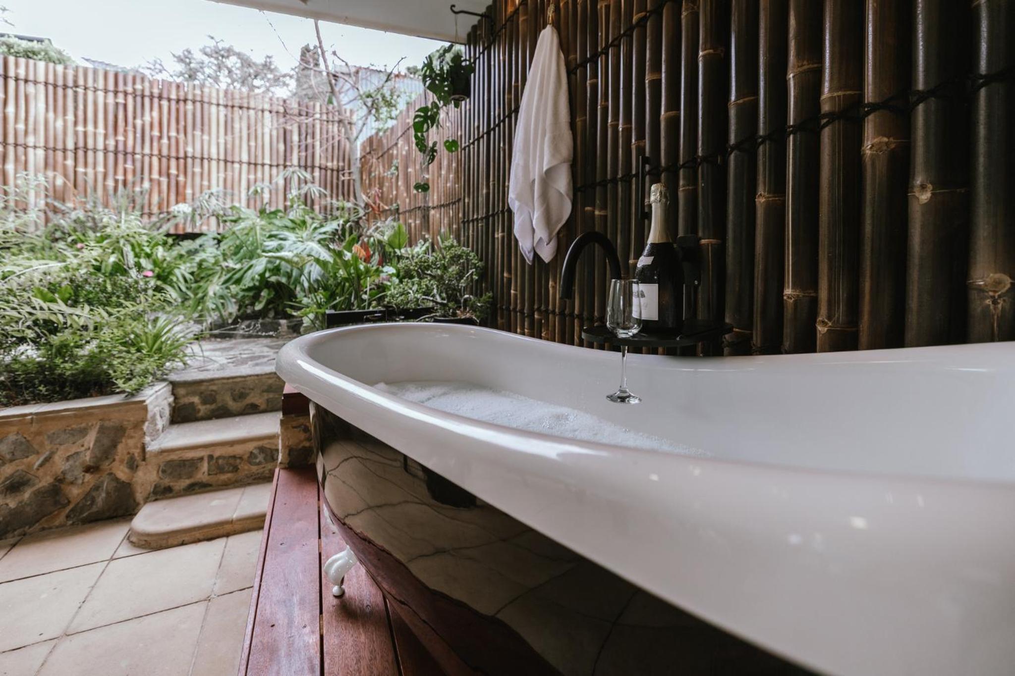 Mrs Percivals heritage luxury and romance with outdoor deep soak tub